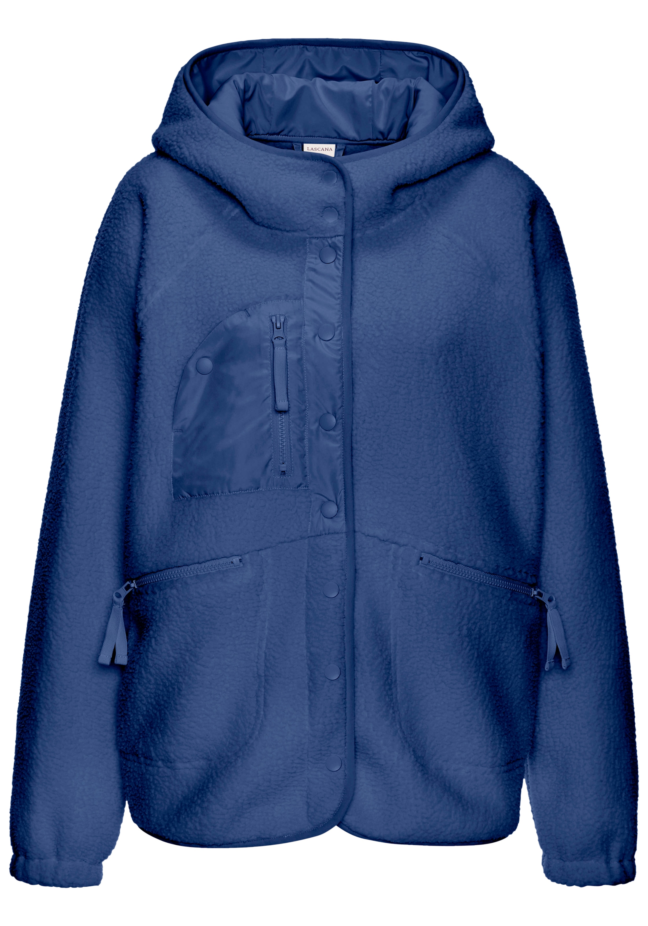 Vivance Active by Lascana Fleecejacke Oversized-Schnitt mit Fledermausärmeln