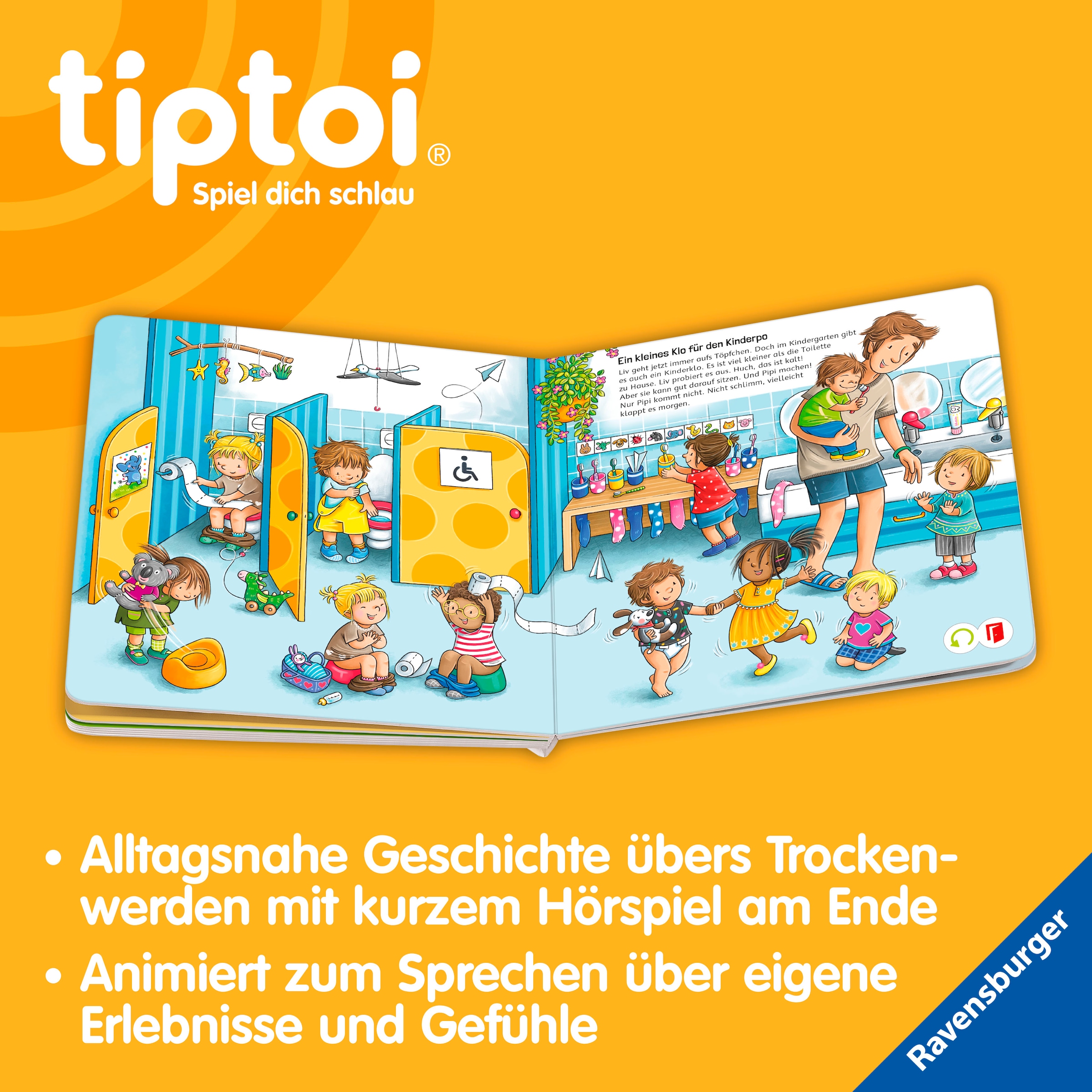 Ravensburger »tiptoi® Abenteuer Großwerden - Liv geht aufs Töpfchen« Made in Europe