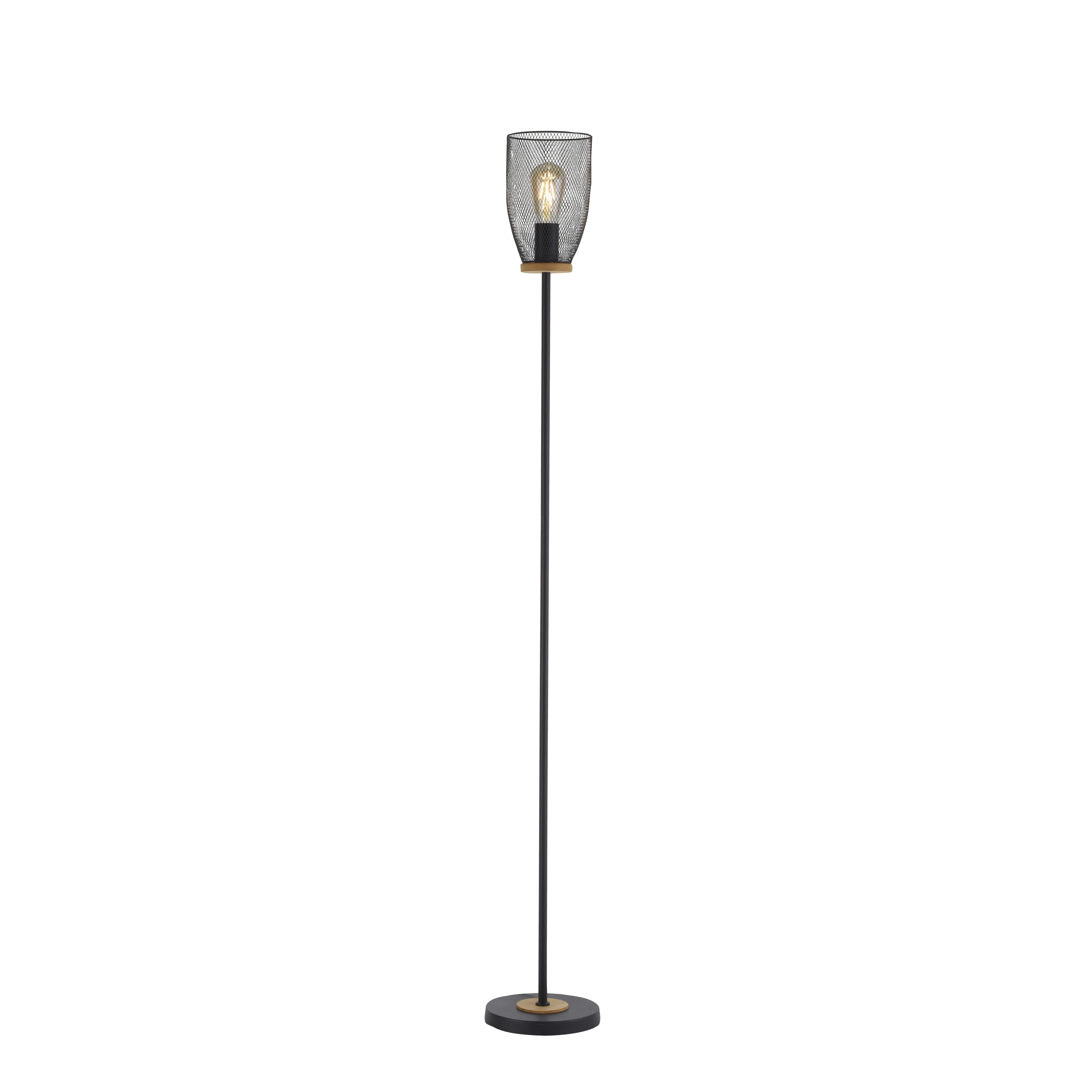 3 Garantie »Virrat«, mit online Made flammig-flammig, 1 Jahren XXL andas in kaufen Stehlampe Stehlampe mit Europe Leinenschirm, |