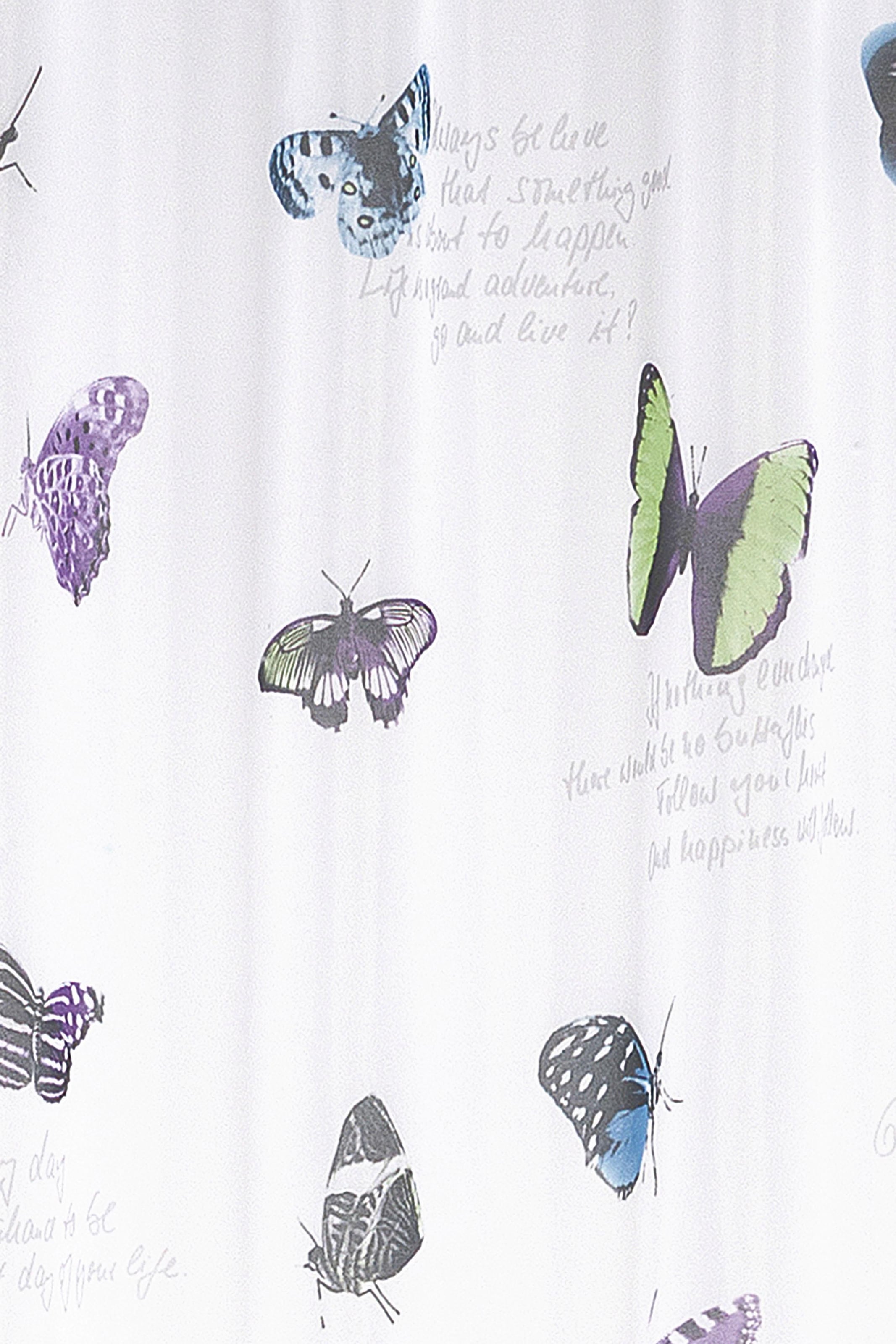 freundin Home Collection Gardine »Summer Butterfly kaufen online 00 (1 St.) weiß-bunt«
