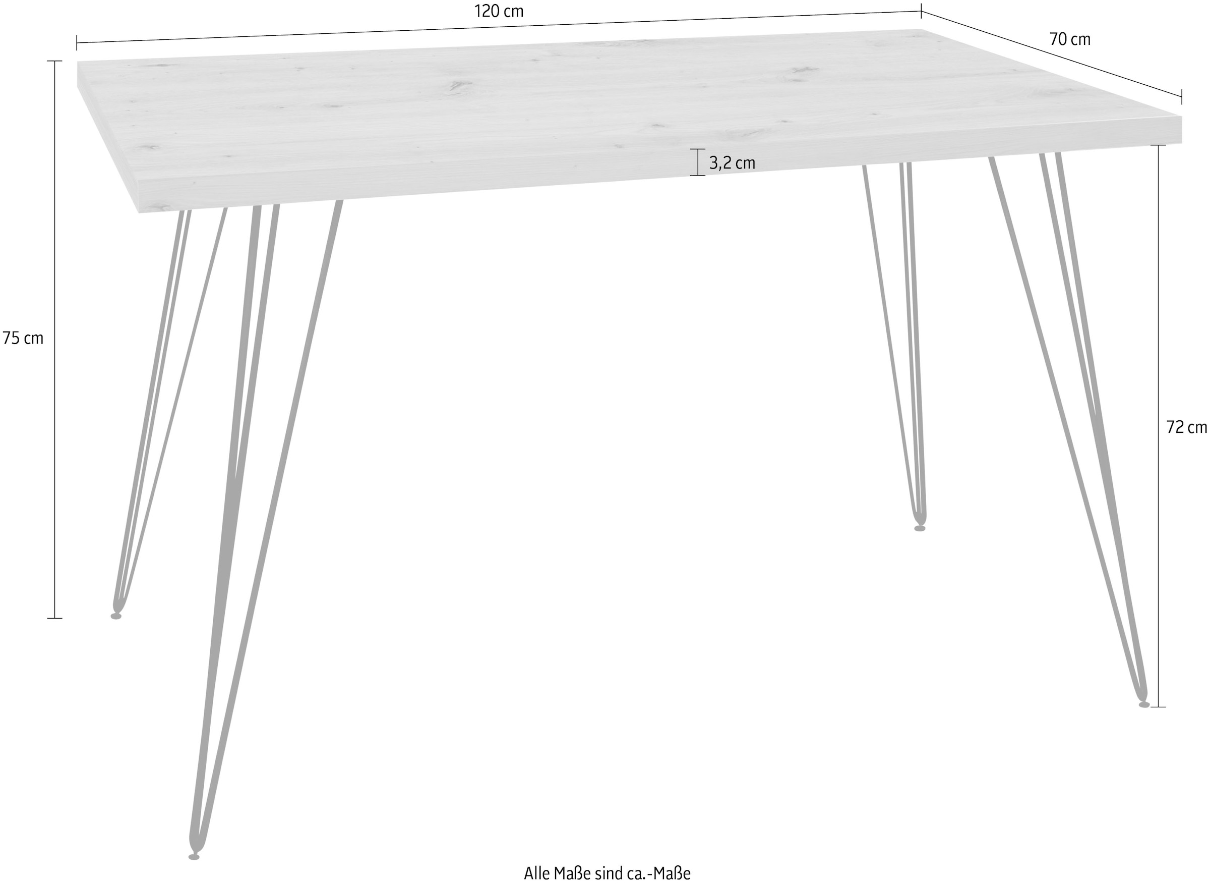 Mäusbacher Schreibtisch »Big System Office« Breite 120 cm