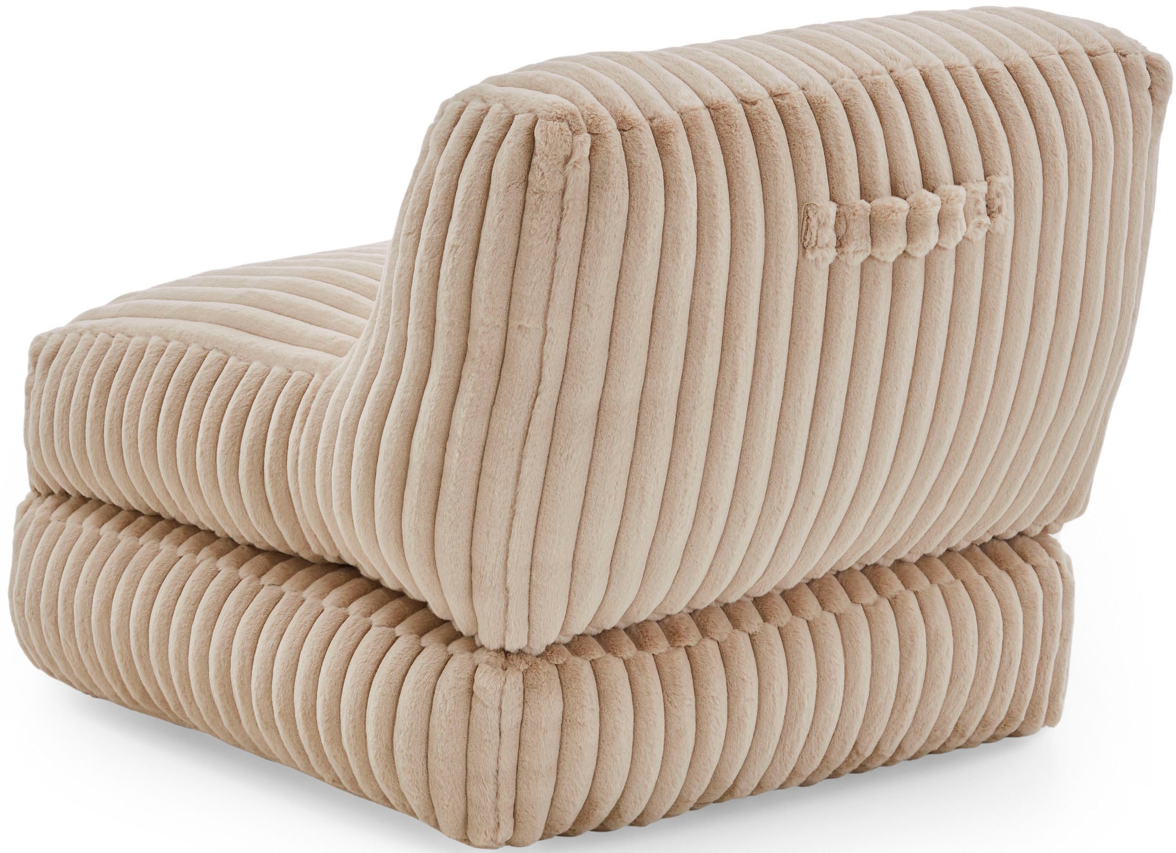 INOSIGN XXL-Sessel »Pia«, Loungesessel in Megacord, 2 Größen, Schlaffunktion und Pouf-Funktion