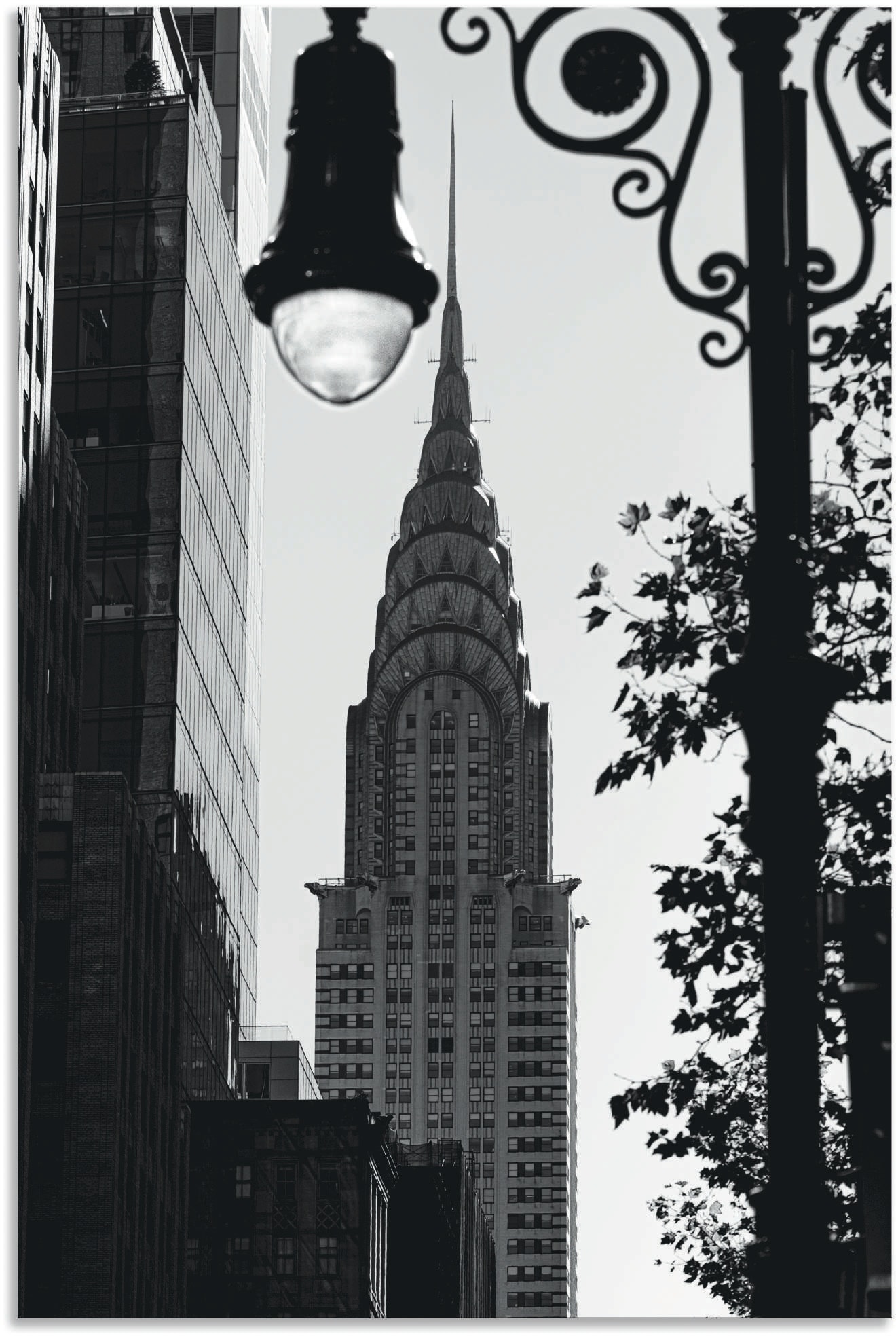 Wandbild »New York Chrysler Building«, New York, (1 St.), als Alubild, Outdoorbild,...