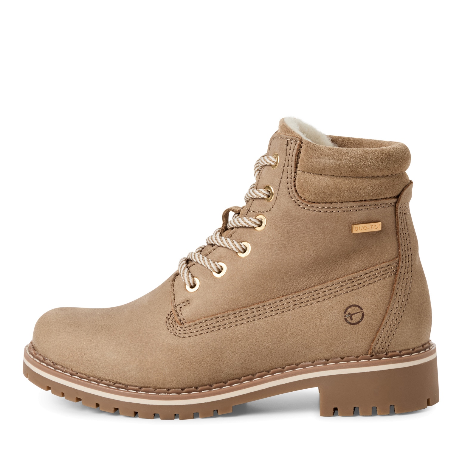 Tamaris Winterboots  , Blockabsatz, Schnürstiefelette mit DUO-TEX Ausstattung