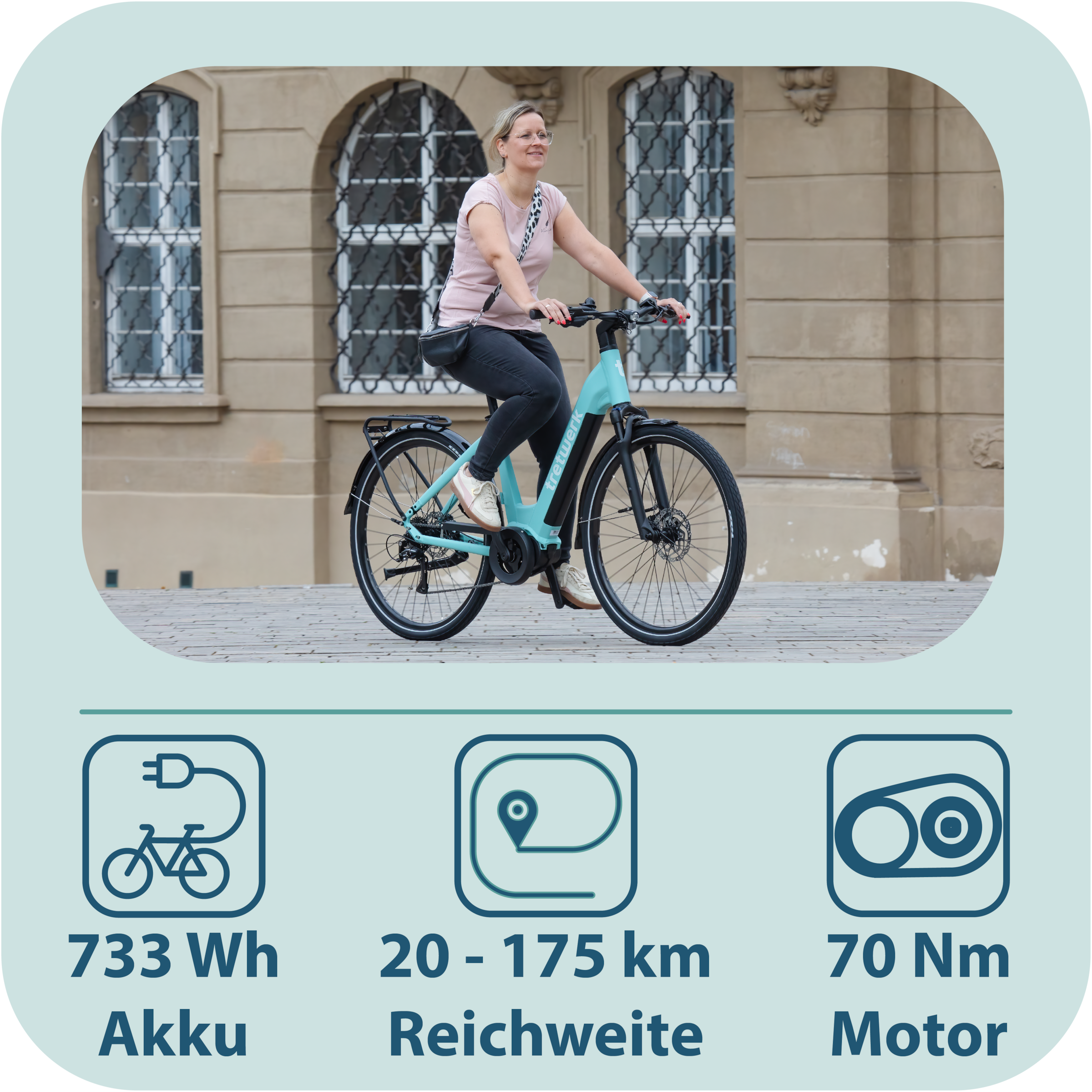 Tretwerk »Amber« 9 Gang Shimano Cues U3020 Schaltwerk Kettenschaltung Mittelmotor 250 W E Bike Damen 28" Elektrofahrrad 155 - 185cm Hollandrad
