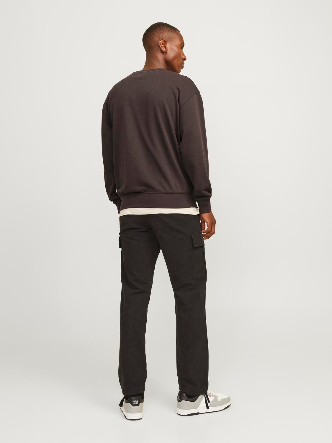 Jack & Jones Sweatshirt »JJECHARGE SWEAT CREW NECK NOOS«, mit Rippbündchen