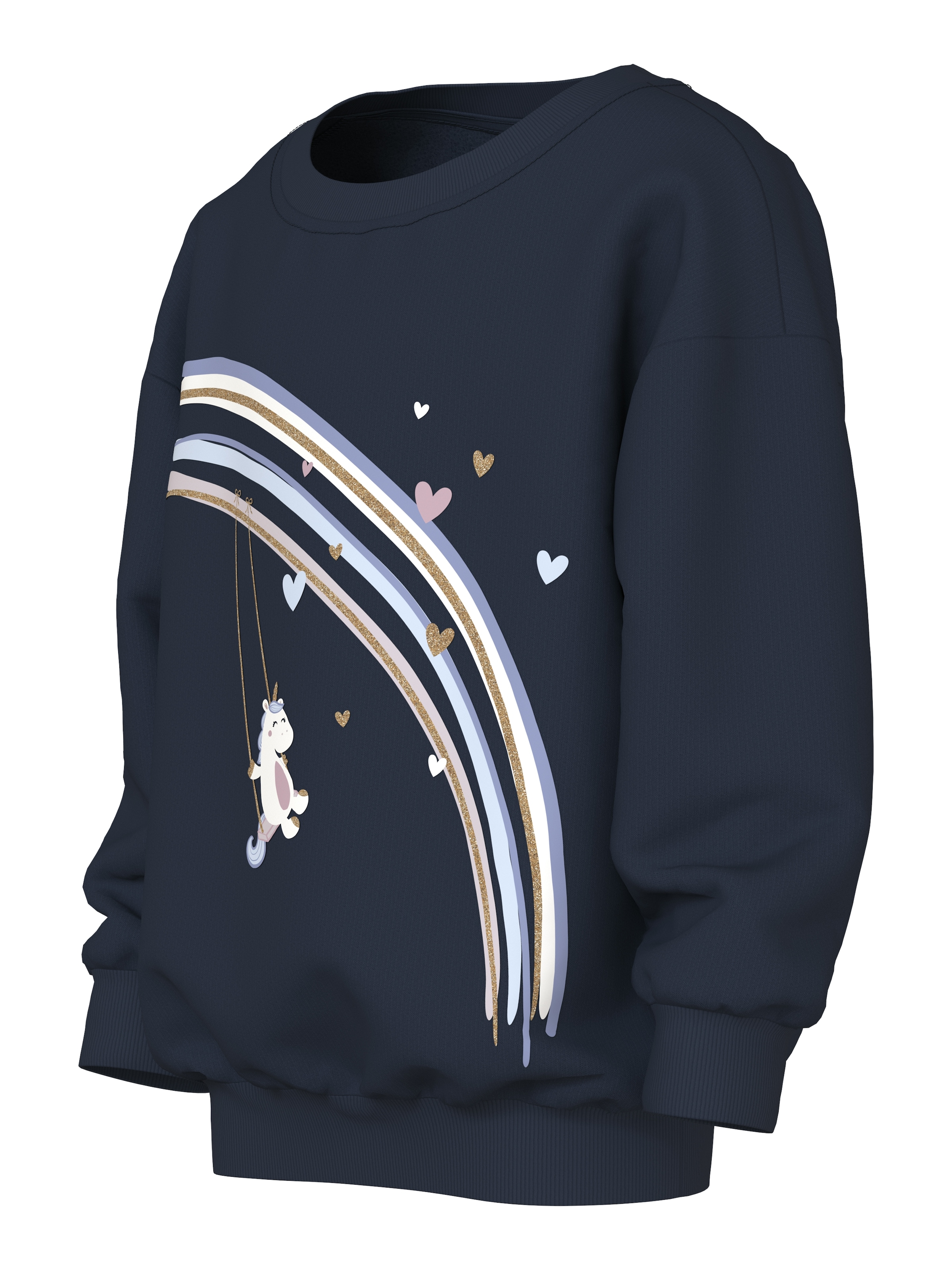 Name It »NMFVALONA LS LONG RLX SWEAT BRU«
