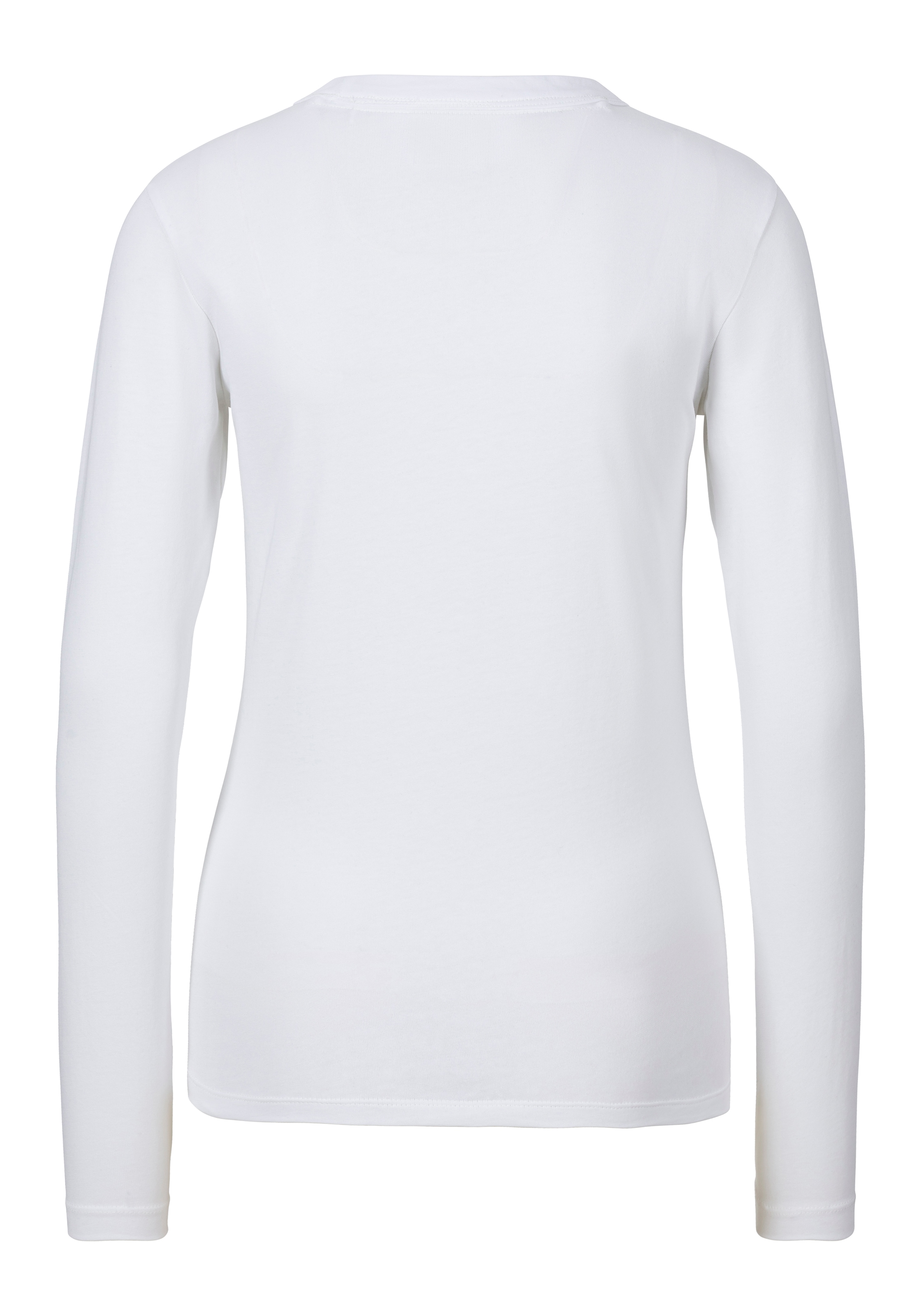 HUGO Blue Longsleeve »Daliria«, mit Label-Badge mit HAPPY HUGO Logo