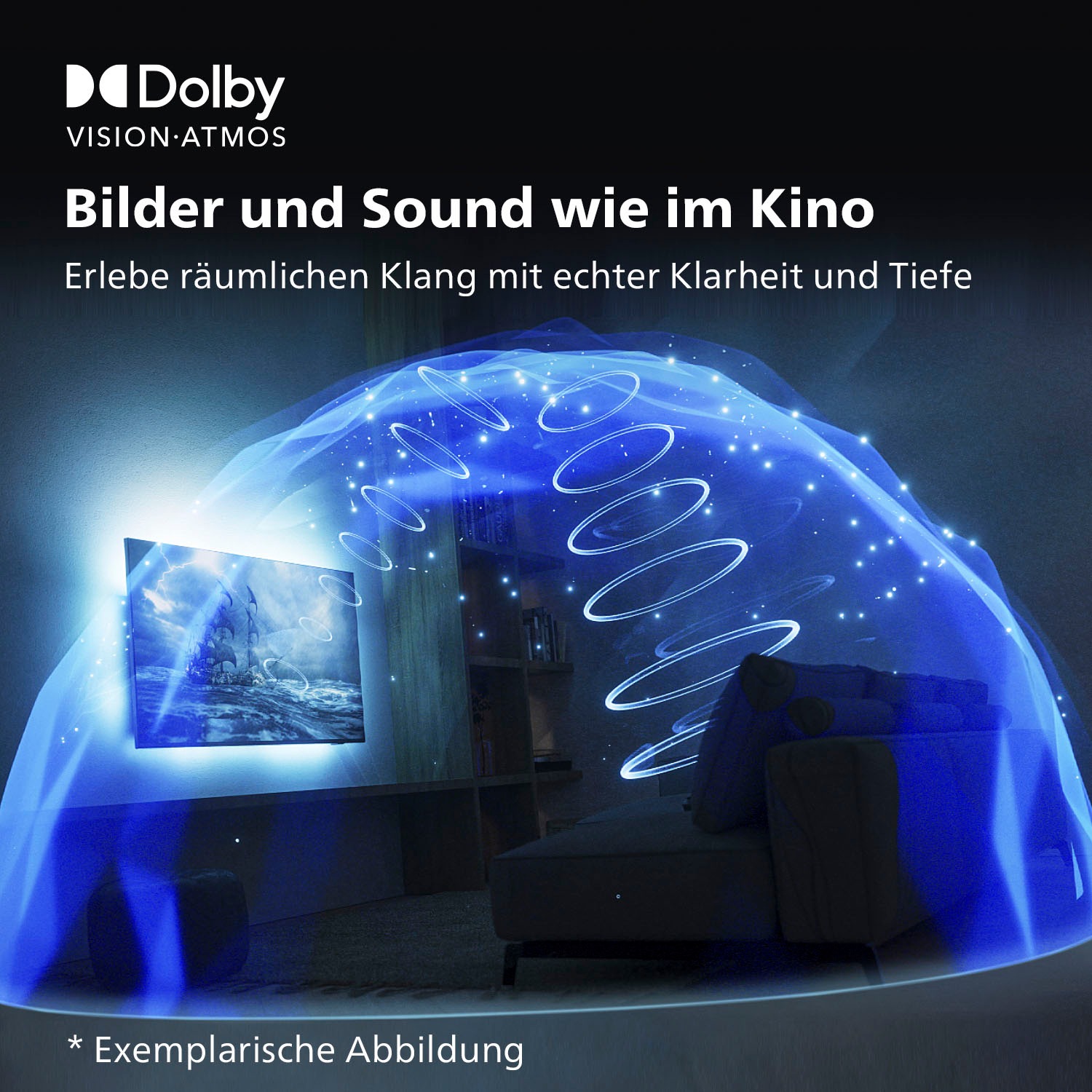 Philips LED-Fernseher »65PUS7657/12«, 4K Ultra HD, Smart-TV