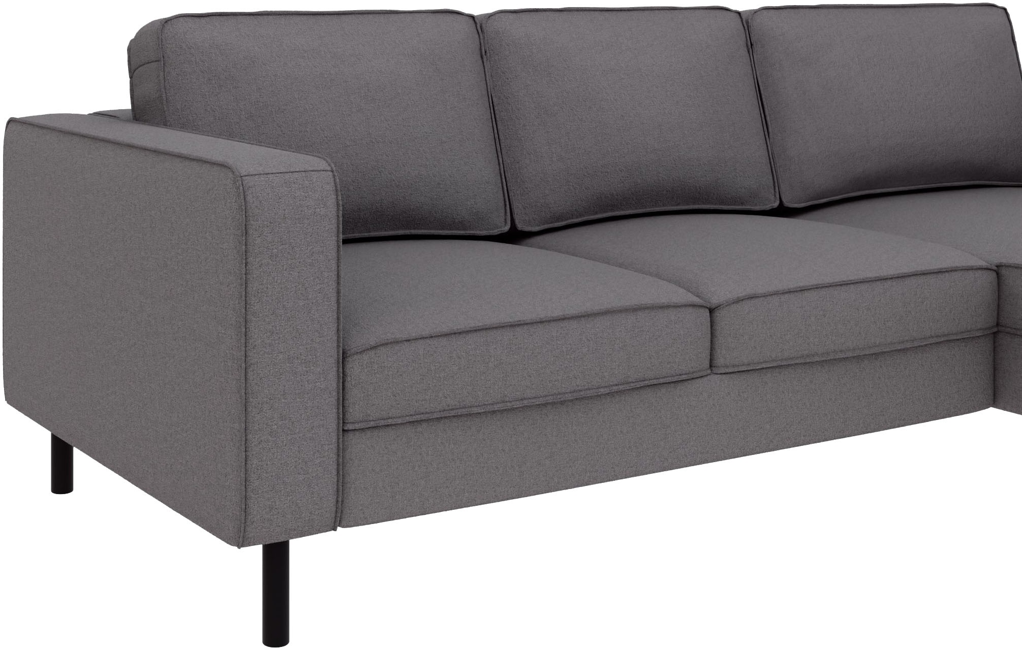 TRENDMANUFAKTUR Ecksofa »Watkins, Couch wahlweise mit Schlaffunktion & Bettkasten, auch in Cord«, Recamiere beidseitig montierbar, Breite 232 cm