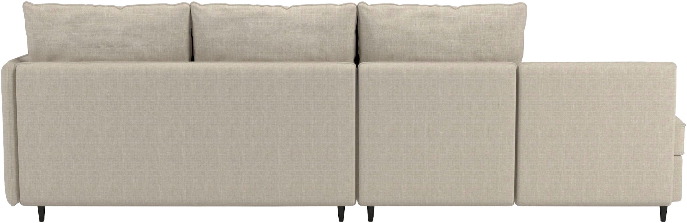 Dorel Home Ecksofa »LINDHUS, L-Form, verschiedene Stellvarianten, Loungesofa, Schlaf-Liege«, Wohnlandschaft, mit Recamiere, großer Bettkasten, Cord, Chenille