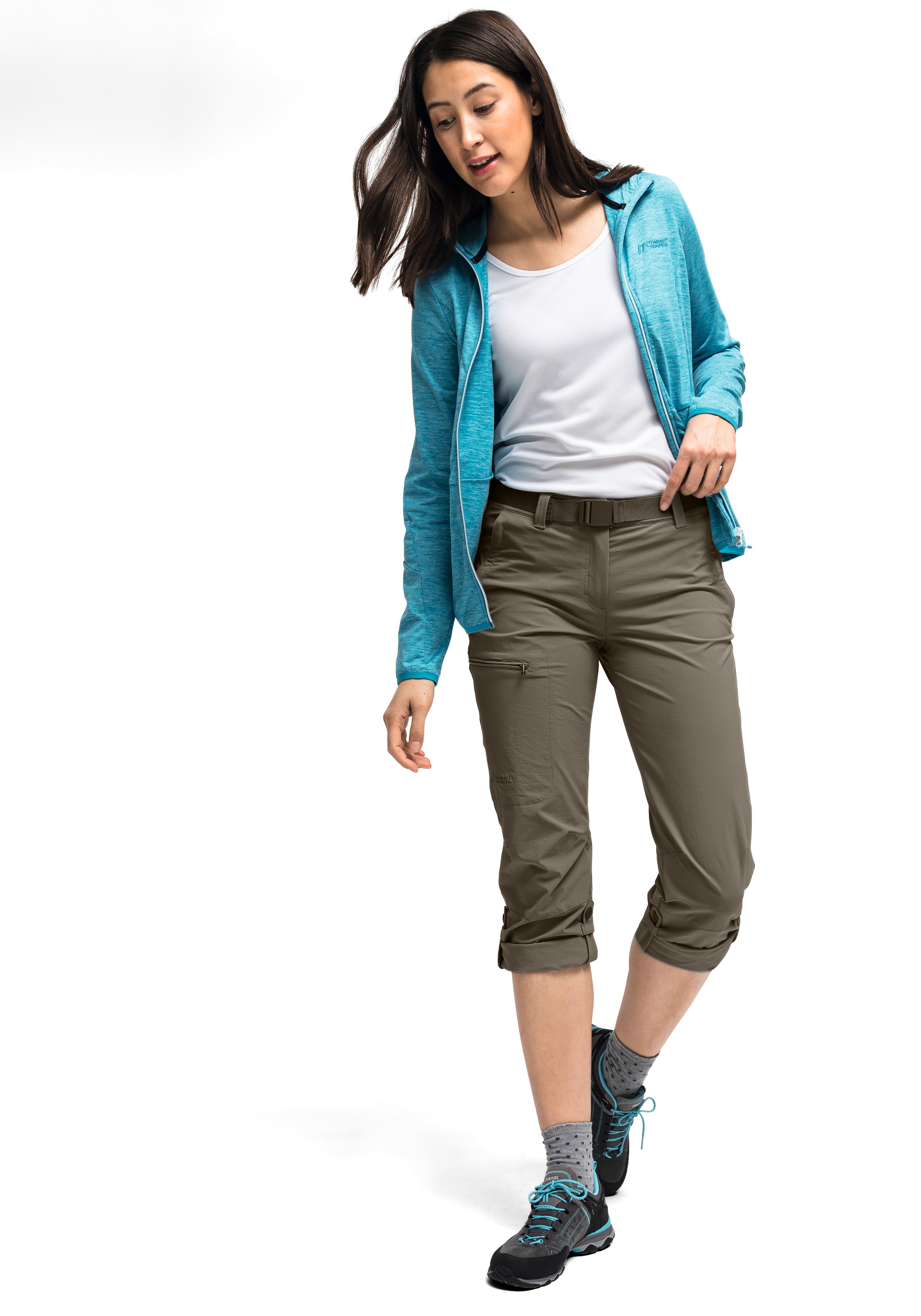Maier Sports Funktionshose »Lulaka«, Damen Wanderhose, atmungsaktive Outdoor-Hose mit Roll up Funktion