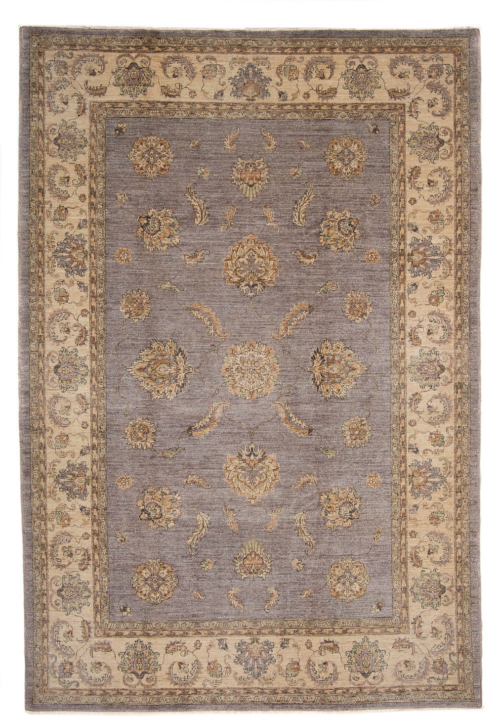 morgenland Orientteppich »Ziegler - 294 x 207 cm - flieder«, rechteckig, Wohnzimmer, Handgeknüpft, Einzelstück mit Zertifikat