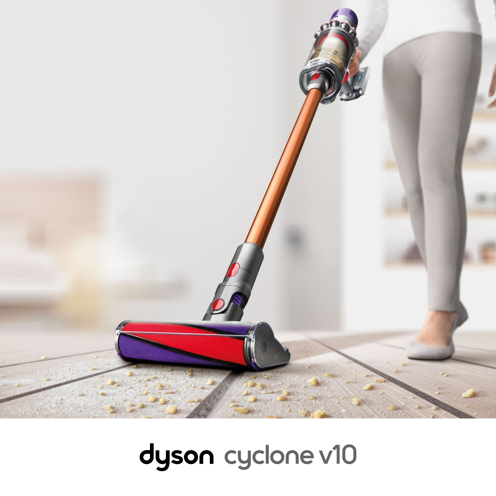DYSON Akku-Hand-und Stielstaubsauger »V10« Die Saugkraft eines kabelgebundenen Staubsaugers.