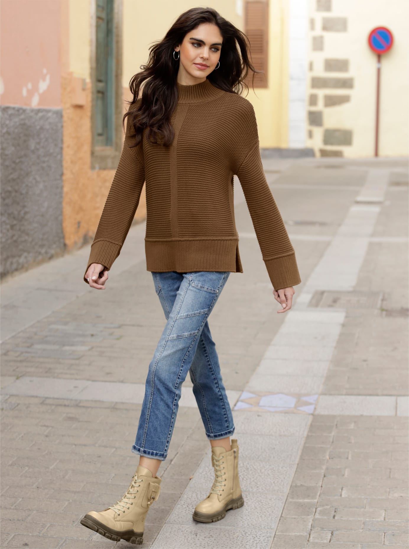 heine Boyfriend-Jeans, (1 tlg.)