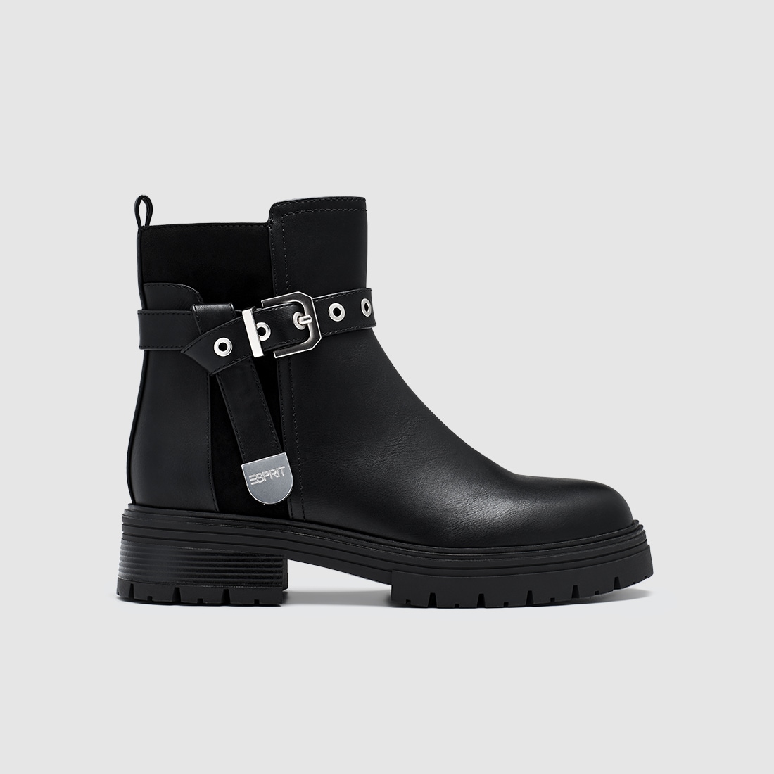 Esprit Stiefelette »LILLI«  Ankleboots mit Reißverschluss, Zierschnalle am Schaft