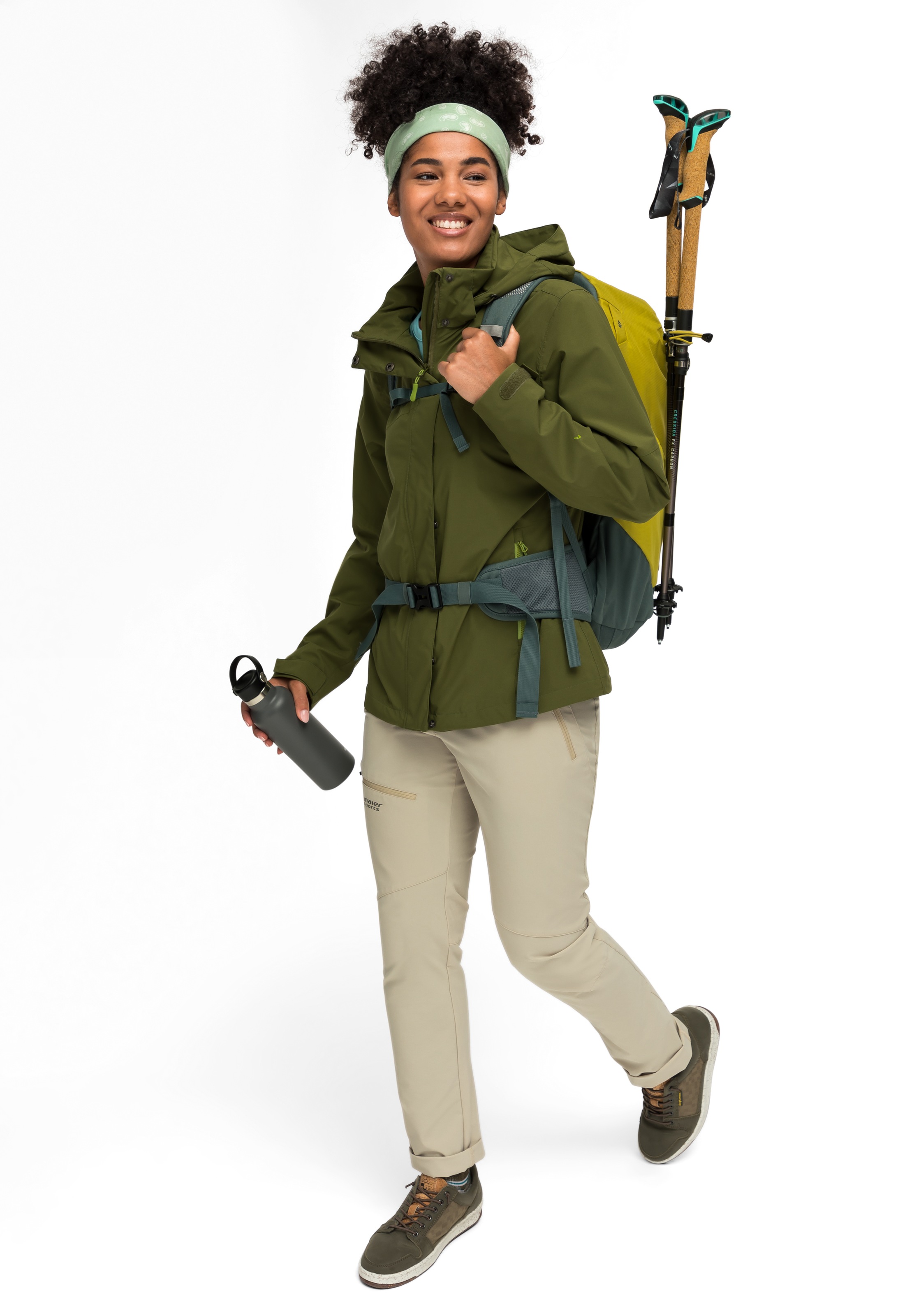 Maier Sports Outdoorhose »Latit Slim Vario W«, Damen Wanderhose, lange Outdoor-Hose, Trekkinghose slim