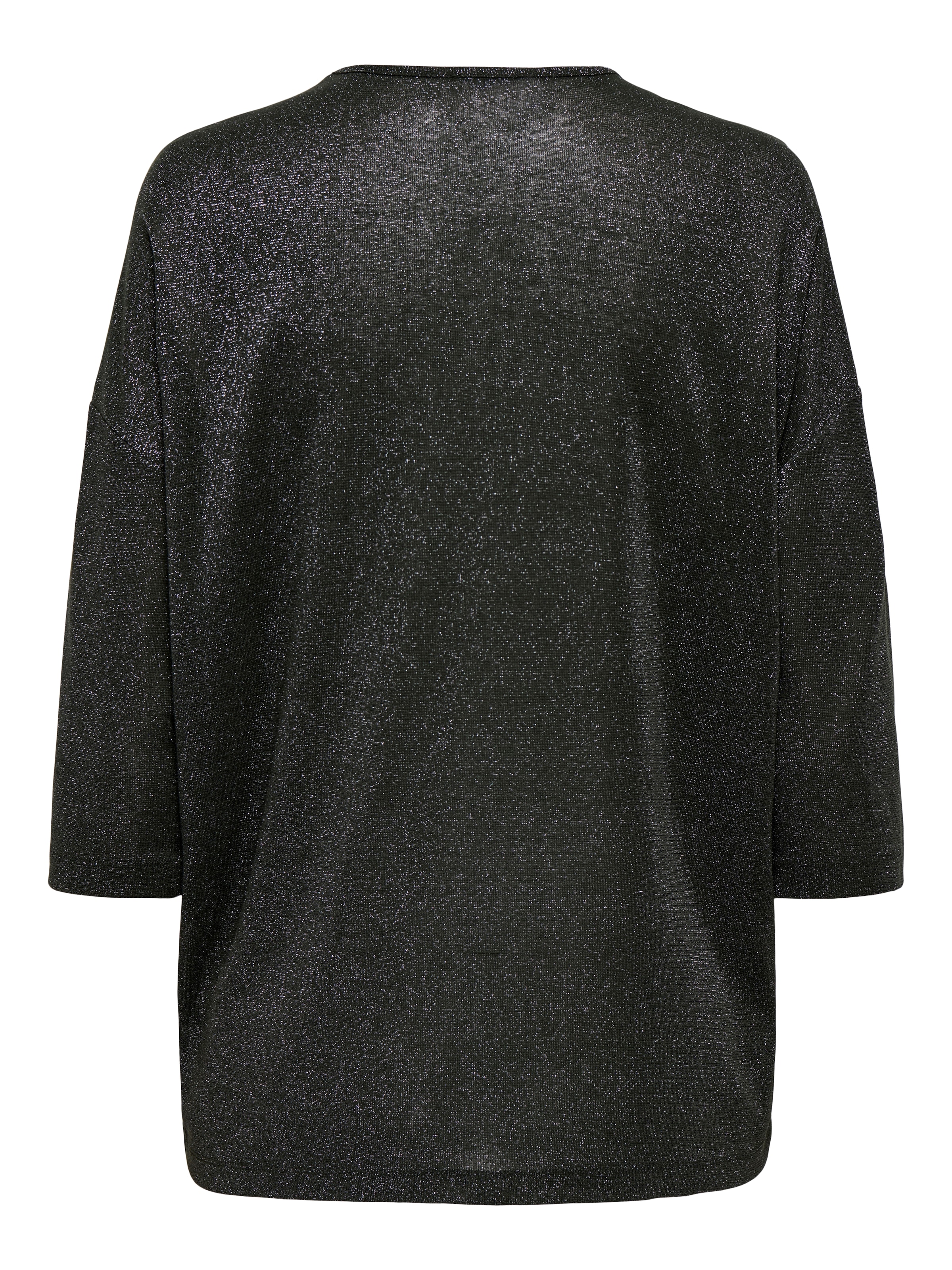 ONLY 3/4-Arm-Shirt »ONLSILVERY GLAMOUR LUREX 3/4 TOP JRS« mit Glitzer-Effekt
