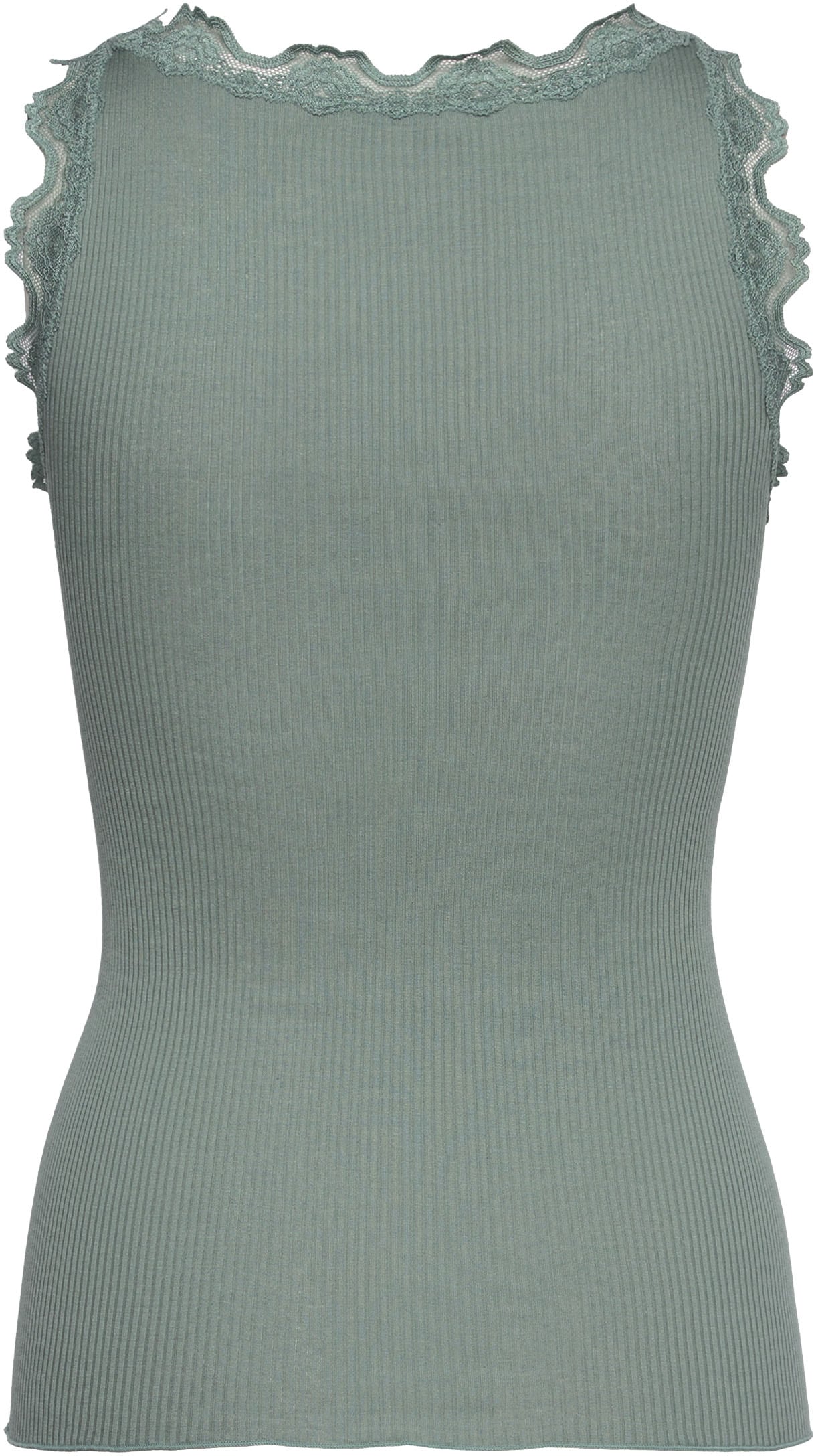 rosemunde Tanktop »Babette Silk Top«, wunderschöner Vintage-Spitzenbesatz an Ausschnitt und Trägern