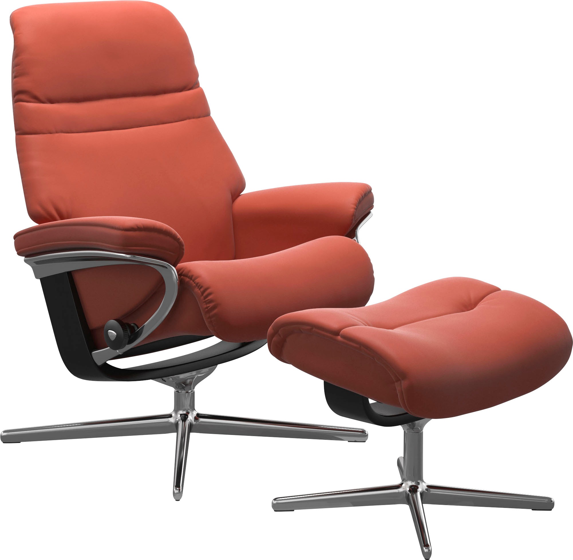 Stressless® Fußhocker »Sunrise«, mit Cross Base, Größe S, M & L, Holzakzent Schwarz