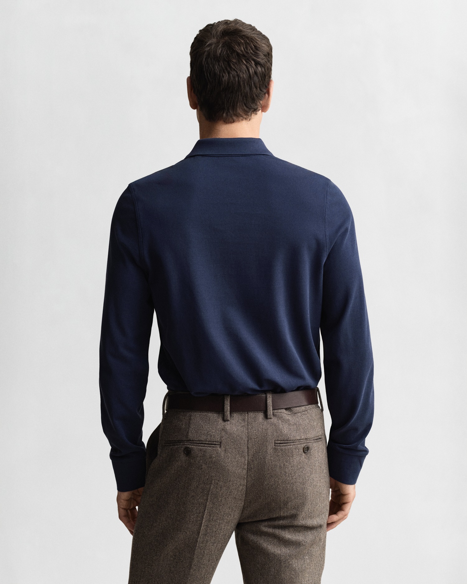 Gant Poloshirt »REG SHIELD LS PIQUE RUGGER«, mit Logotickerei auf der Brust

