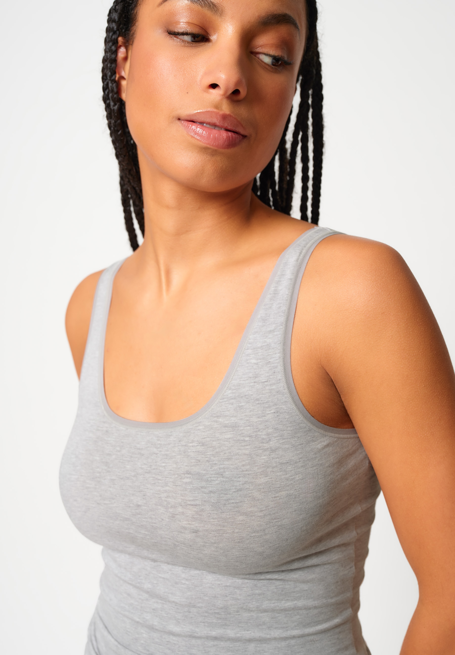 Skiny Unterhemd »Cotton Advantage« 2er Pack,  bequem, weich, basic, eng, Baumwollmix