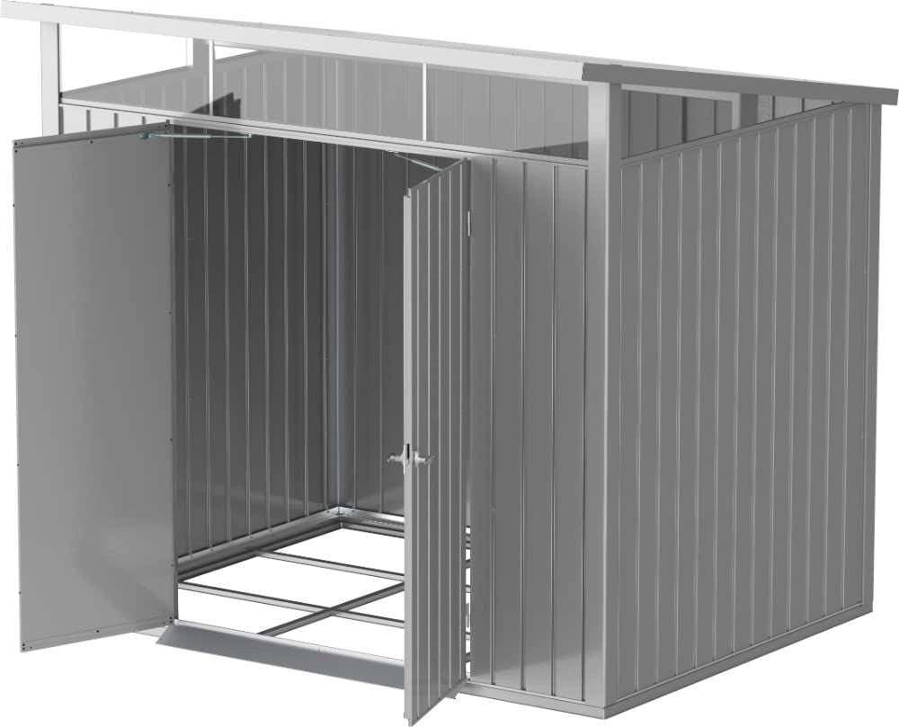 VCM Gartenhaus »Metall Gerätehaus 249x231 Gartenhaus Flügeltür«