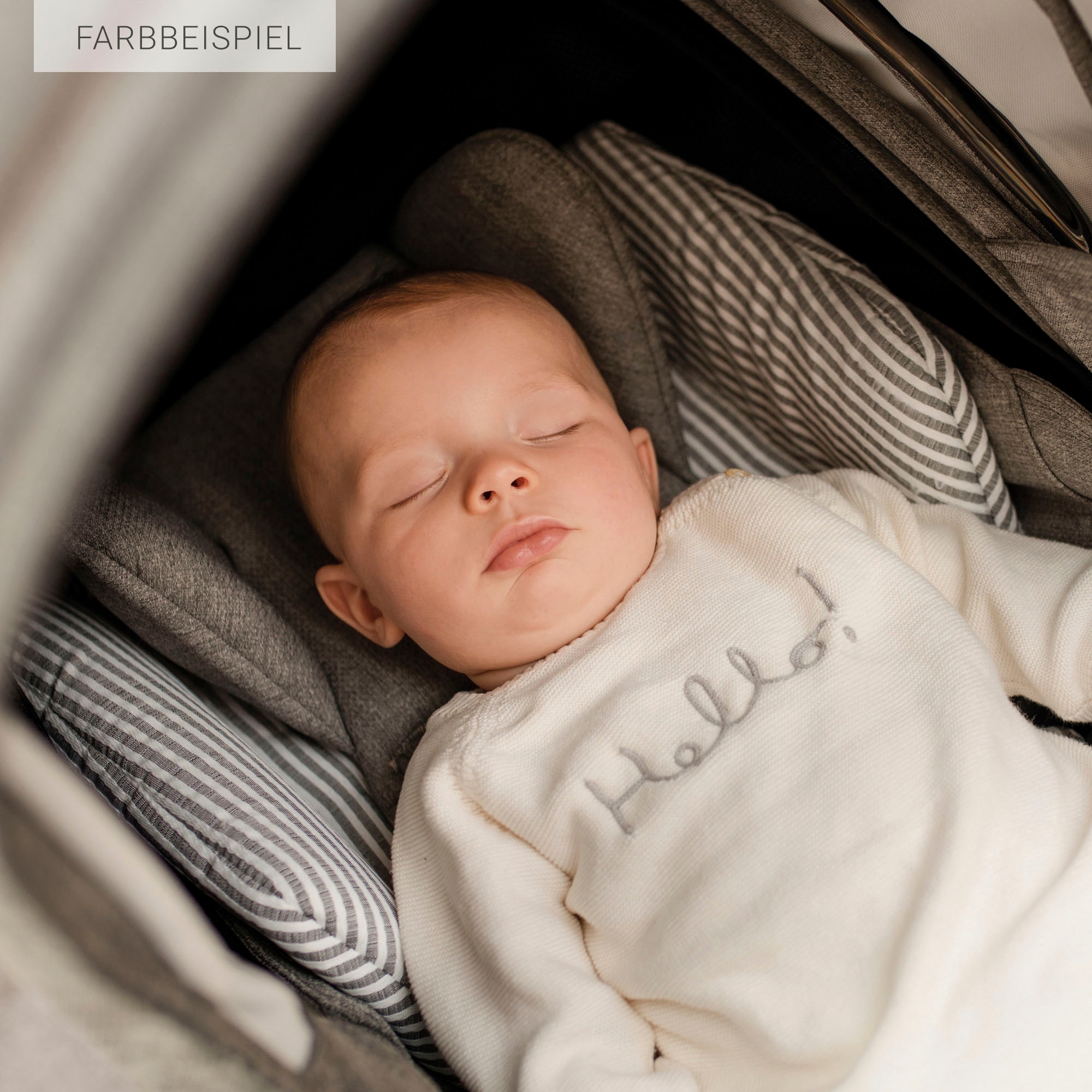 Gesslein Kombi-Kinderwagen »FX4 Soft+ mit Aufsatz Classic schwarz/schwarz, schwarzgrau«, mit Babywanne Cx3 und Babyschalenadapter