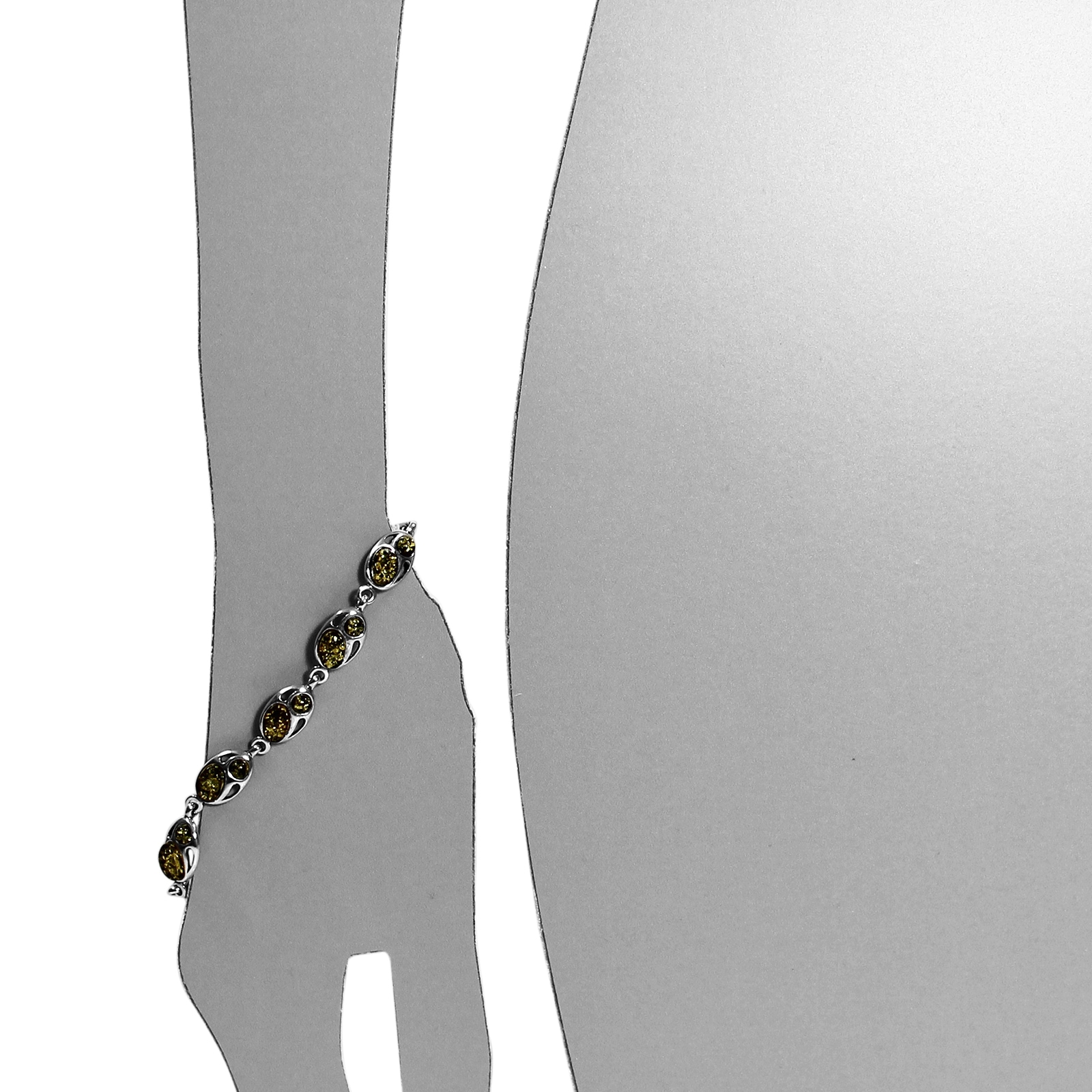 OSTSEE-SCHMUCK Armband »- Urmina - Silber 925/000 - Bernstein«