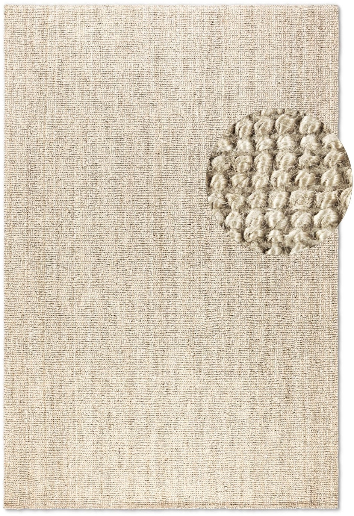 HANSE Home Teppich »Jaipur Juteteppich, als Läufer und in Rund«, rechteckig, 10 mm Höhe, 100% Naturfaser, Wohnzimmer, Esszimmer, Schlafzimmer, GRS