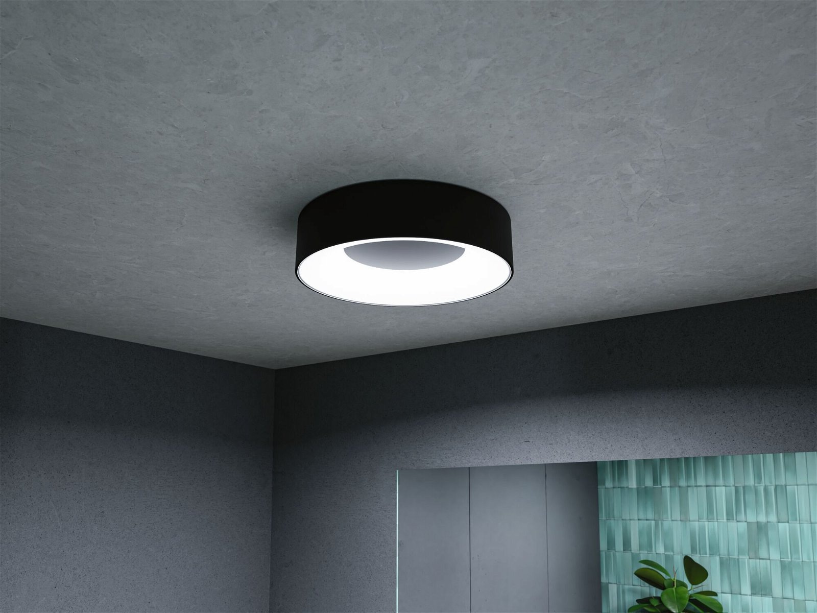 Paulmann LED Deckenleuchte »Selection Bathroom Casca IP44 1x16W 300mm, 230V Metall/Kunststoff«, 1 flammig, WhiteSwitch