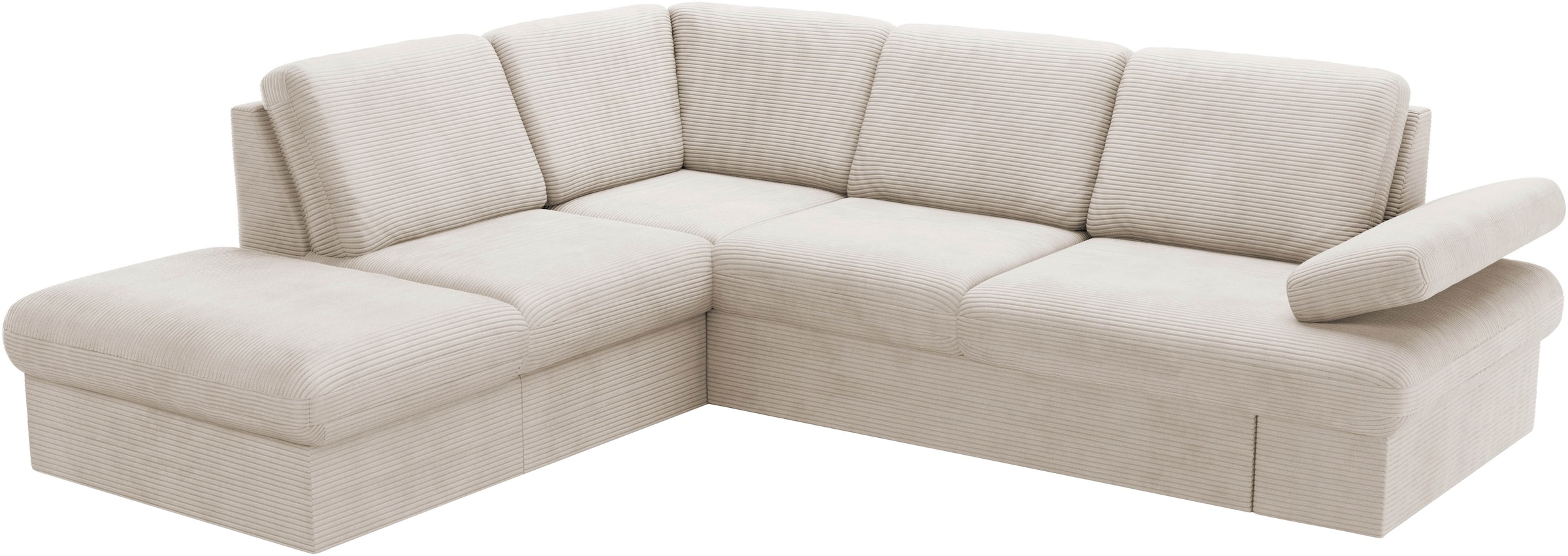 sit&more Ecksofa »Moreno«, mit Armteilverstellung,wahlweise mit Bettfunktion