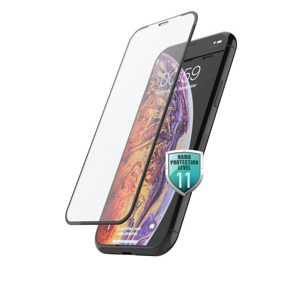 Hama Displayschutzglas »3D Full Screen Schutzglas für Apple iPhone X XS 11 Pro, Displayschutz«