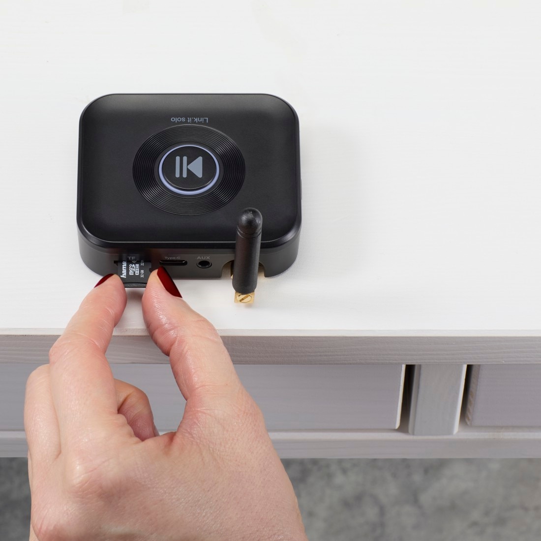 Hama Bluetooth-Adapter »Bluetooth-Adapter (Empfänger für Bluetooth nachrüsten, z.B. HiFi)«