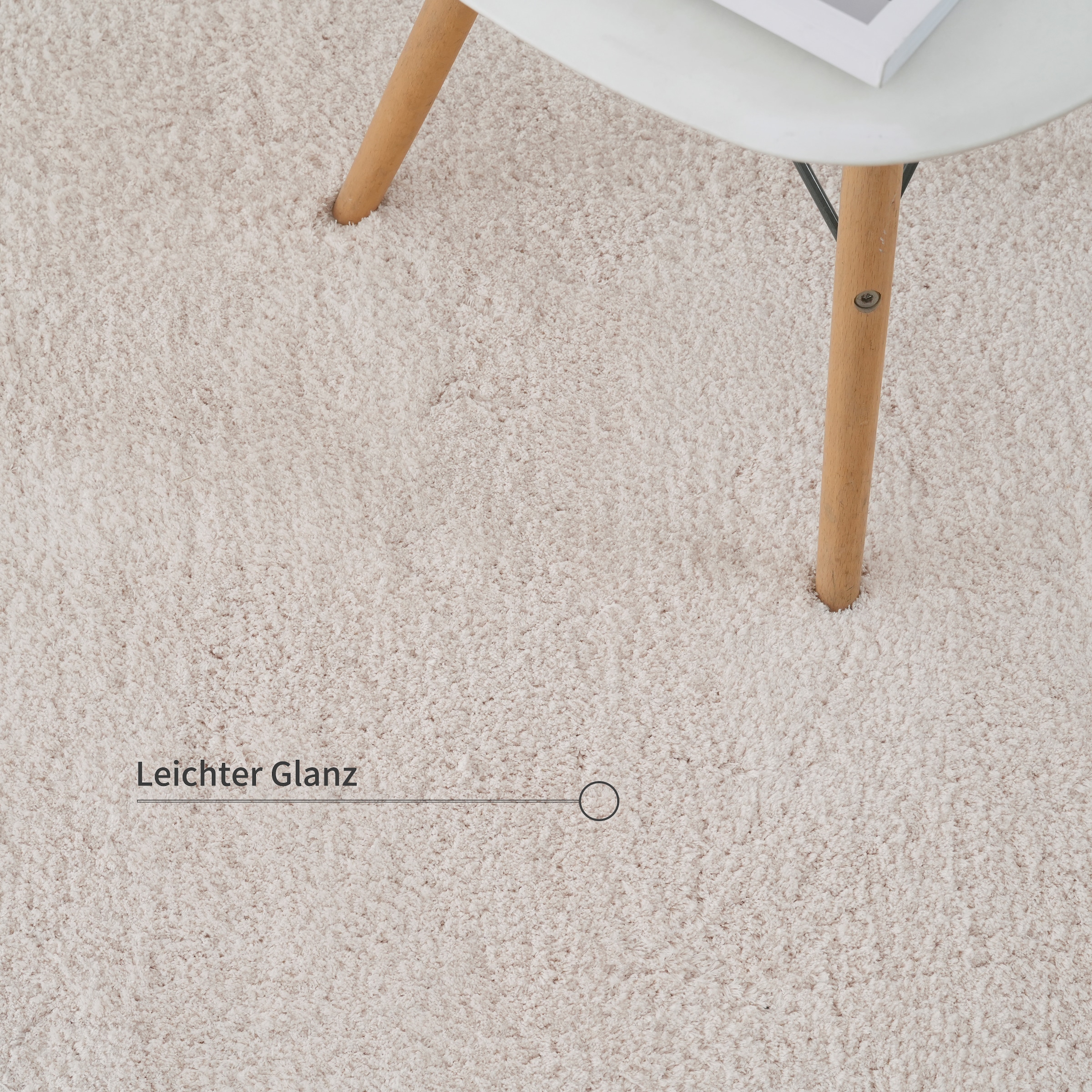 my home Hochflor-Teppich »Microfaser Teppich Magong, besonders weich, sehr feiner Flor«, rund, 25 mm Höhe, unifarben, weiche Teppiche, Wohnzimmer, Schlafzimmer, Kinderzimmer