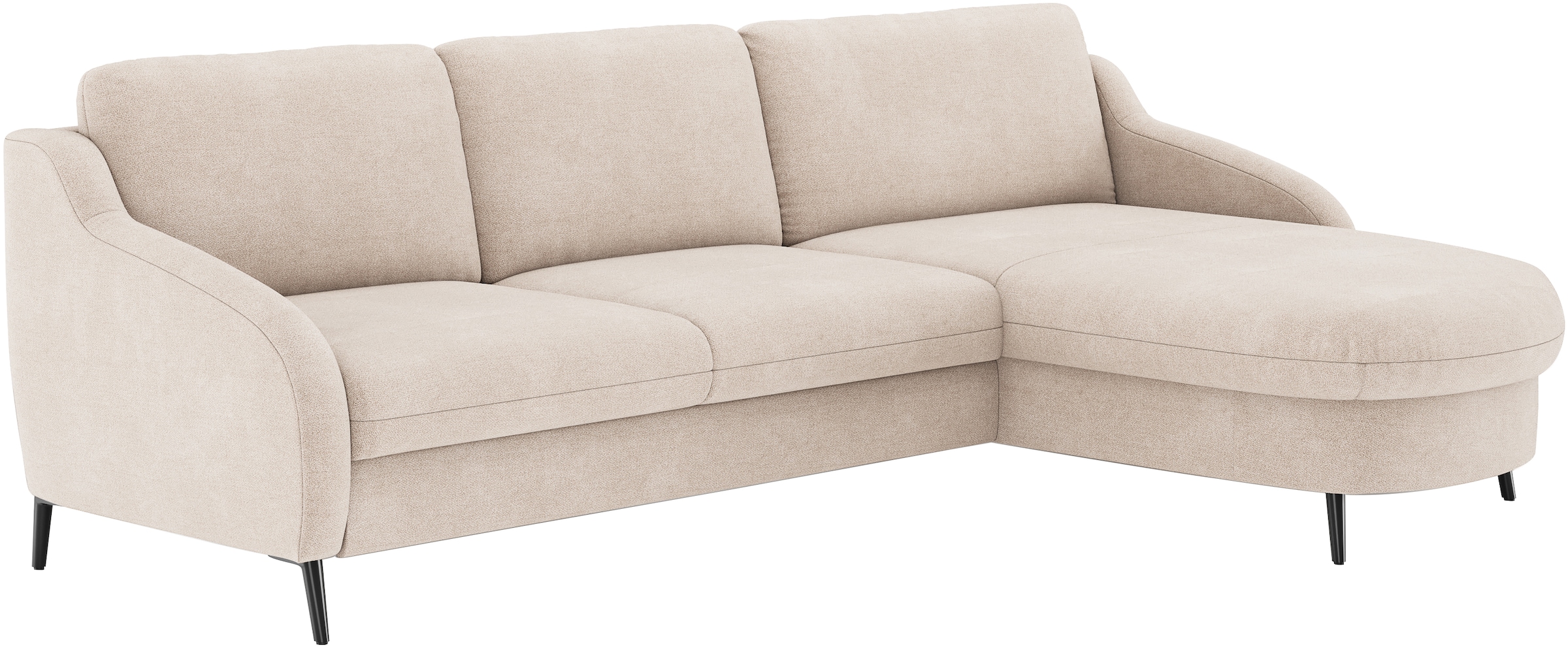 sit&more Ecksofa »Soul L-Form«, wahlweise mit Bettfunktion