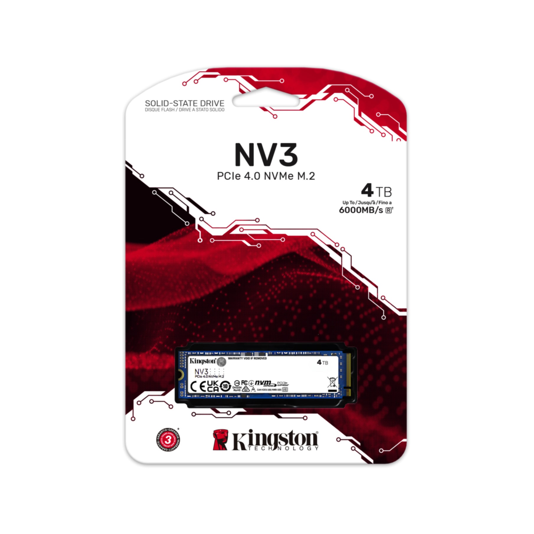 Kingston interne SSD »4000G NV3 M.2 2280 NVMe SSD«