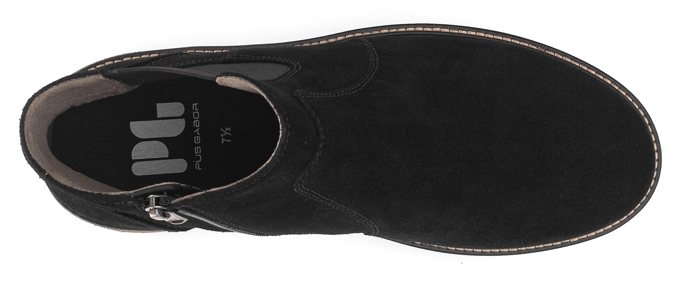 Pius Gabor Chelseaboots  , Herbstboots mit Kontrastnähten und Logoprägung