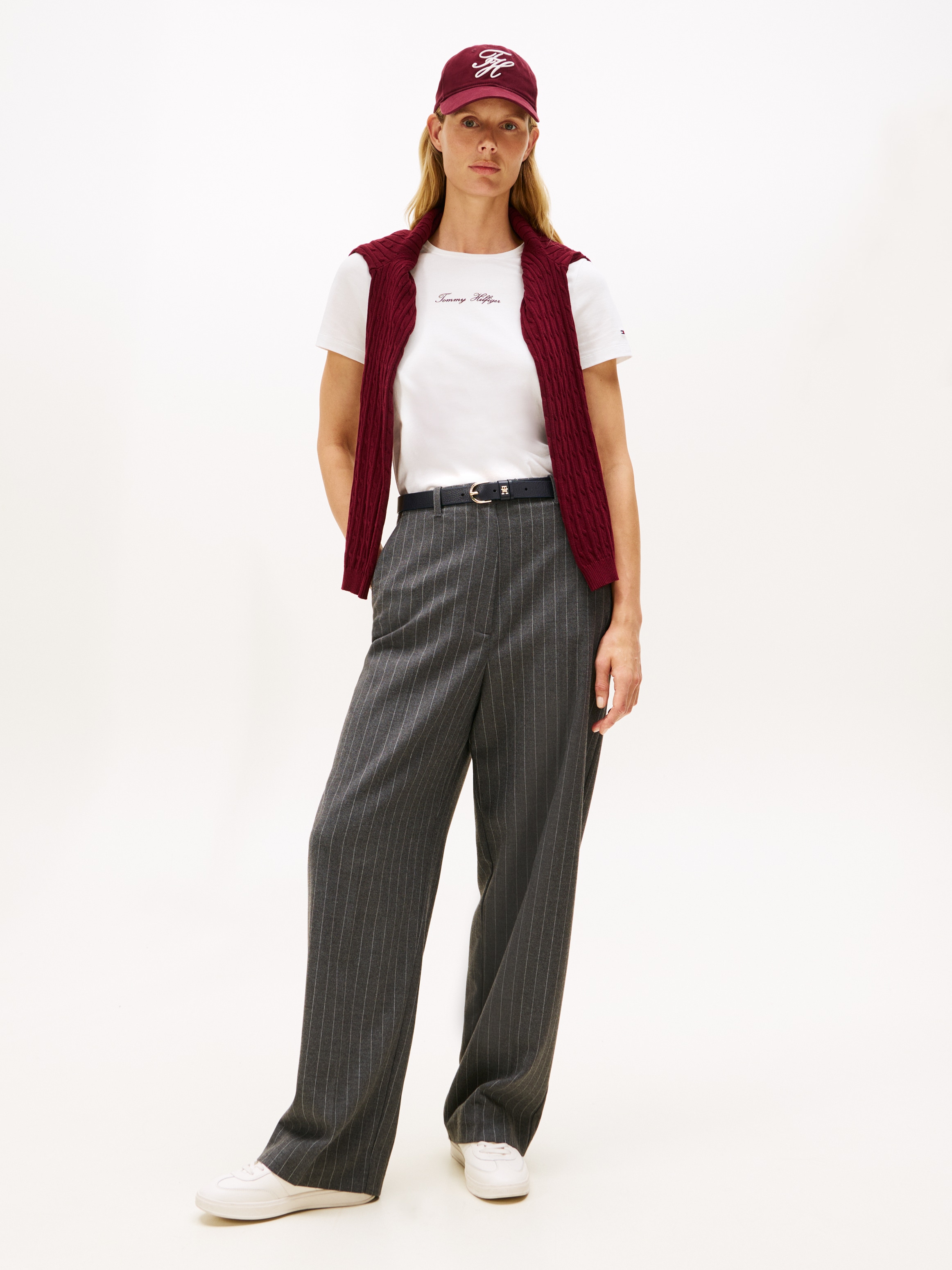 Tommy Hilfiger Kurzarmshirt »CLASSIC SCRIPT REG SS TEE«