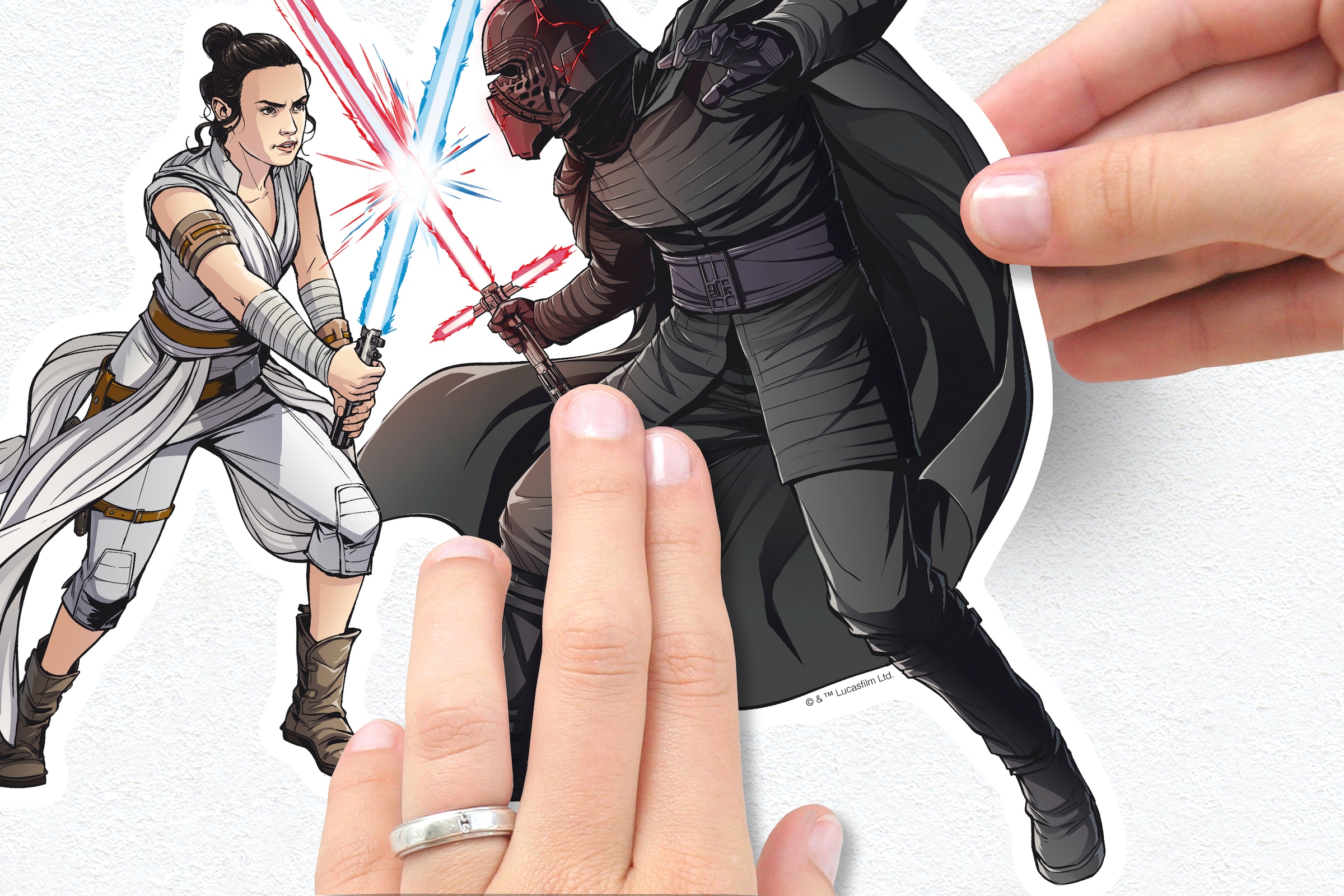 Komar Wandtattoo »Star Wars Heroes Villains - Größe 50 x 70 cm« selbstklebend, Wandsticker, Kinderzimmer