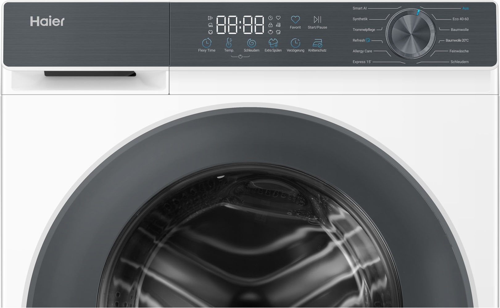 Haier Waschmaschine »HW80-BP1426637T« 8 kg 1400 U/min Smart AI Automatikprogramm