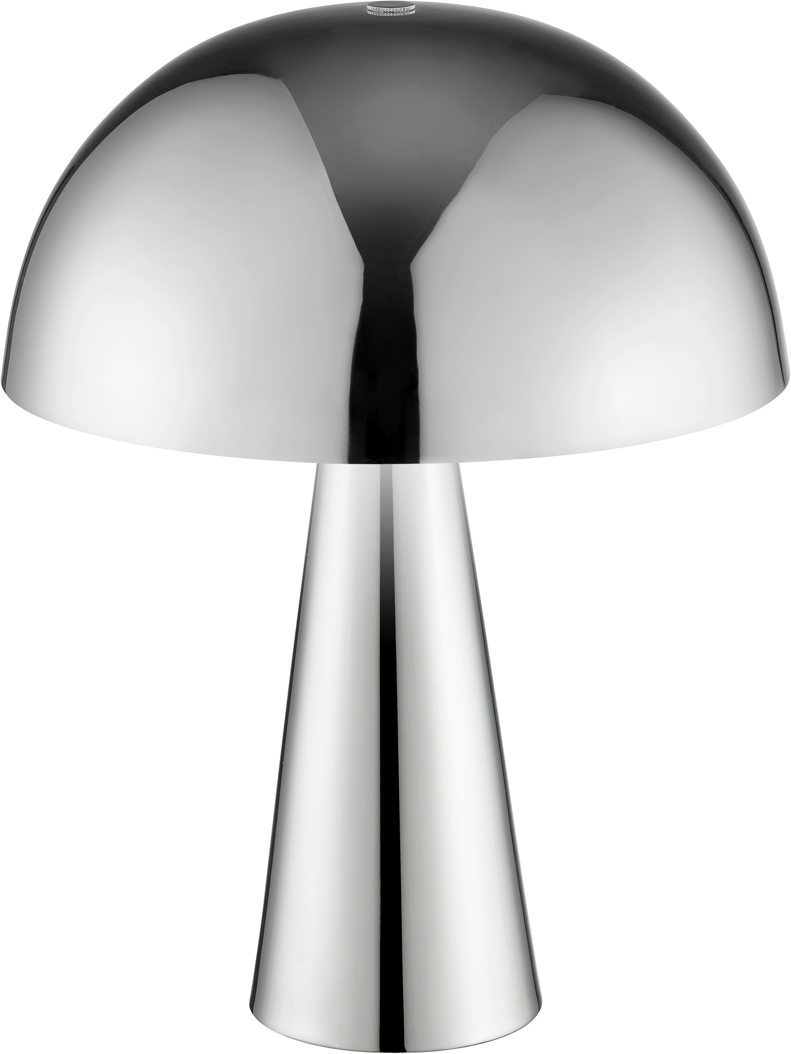 Brilliant Tischleuchte »Sigrun« E14 1 Stk. Pilz Tischleuchte, 33 cm, Ø 25 cm, E14, max. 20 W, Metall, chromfarben