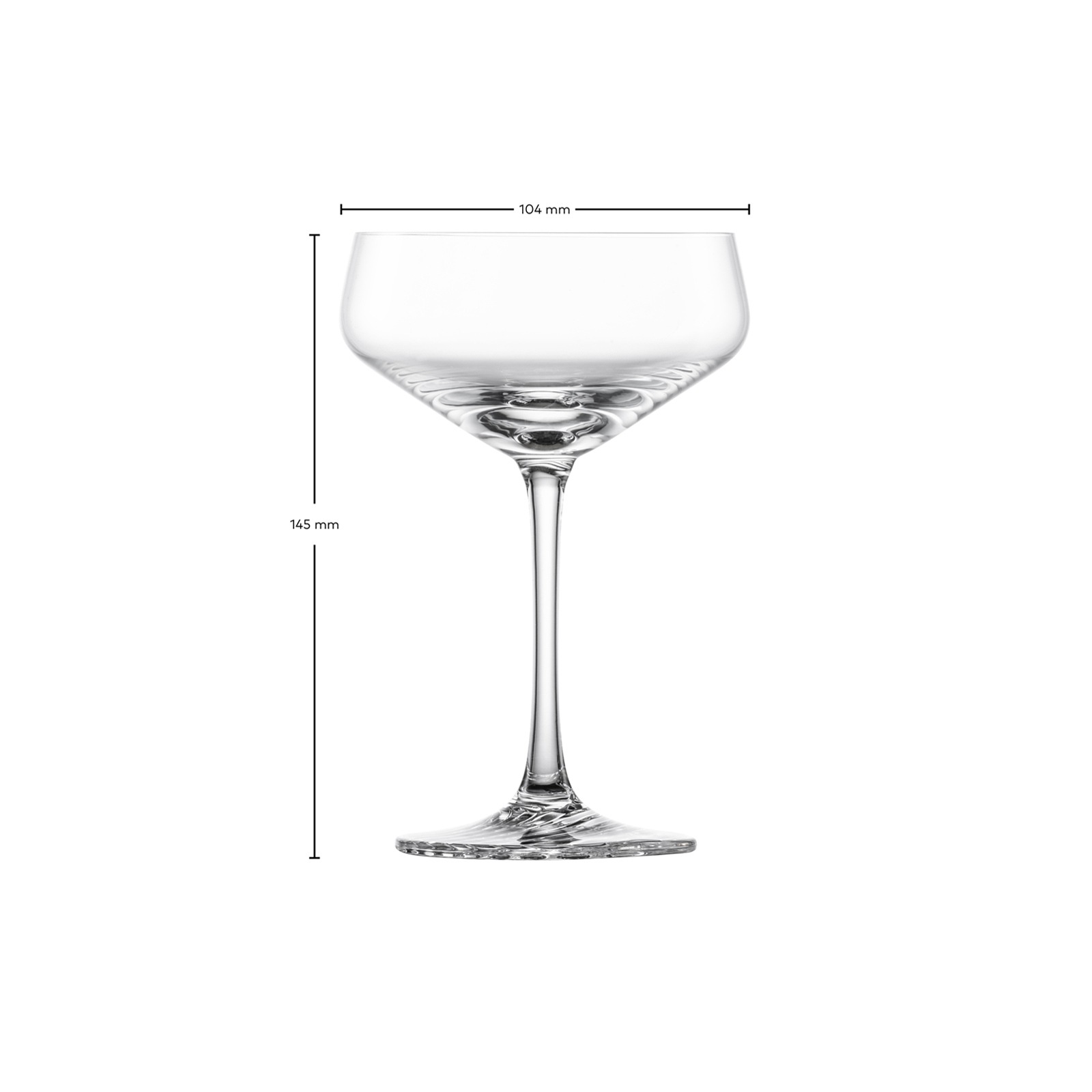 Zwiesel Glas Champagnerglas »ECHO Cocktailschalen ECHO 277 ml 4er Set transparent«
