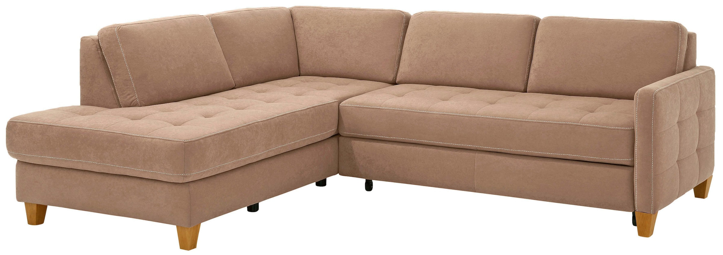 Home affaire Ecksofa »Earl L-Form« wahlweise auch mit Bettfunktion oder Bettfunktion mit Bettkasten