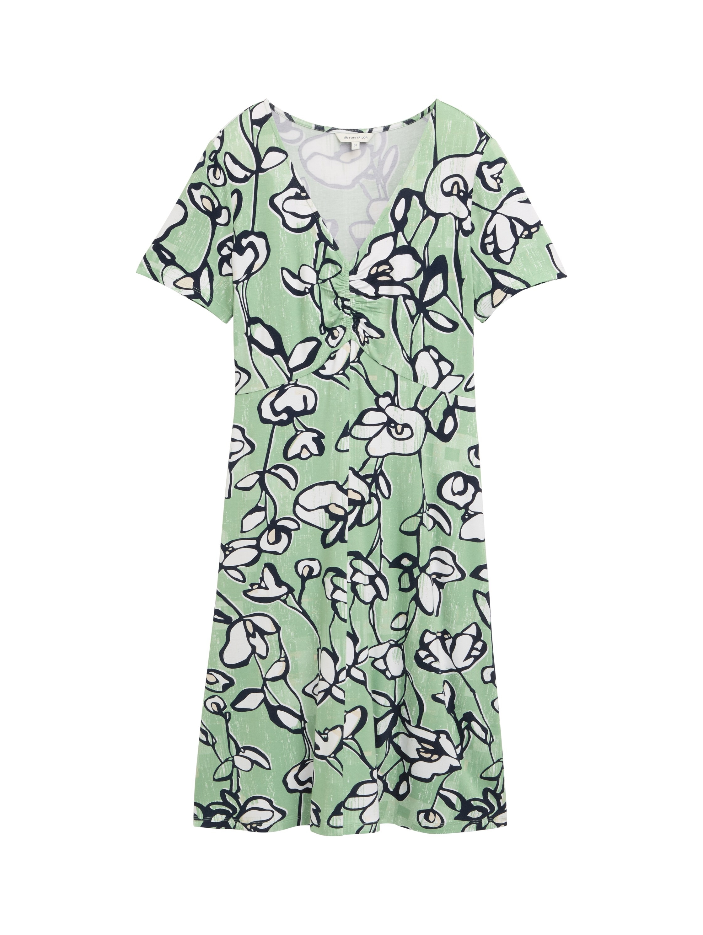 TOM TAILOR Sommerkleid, mit All-Over Print