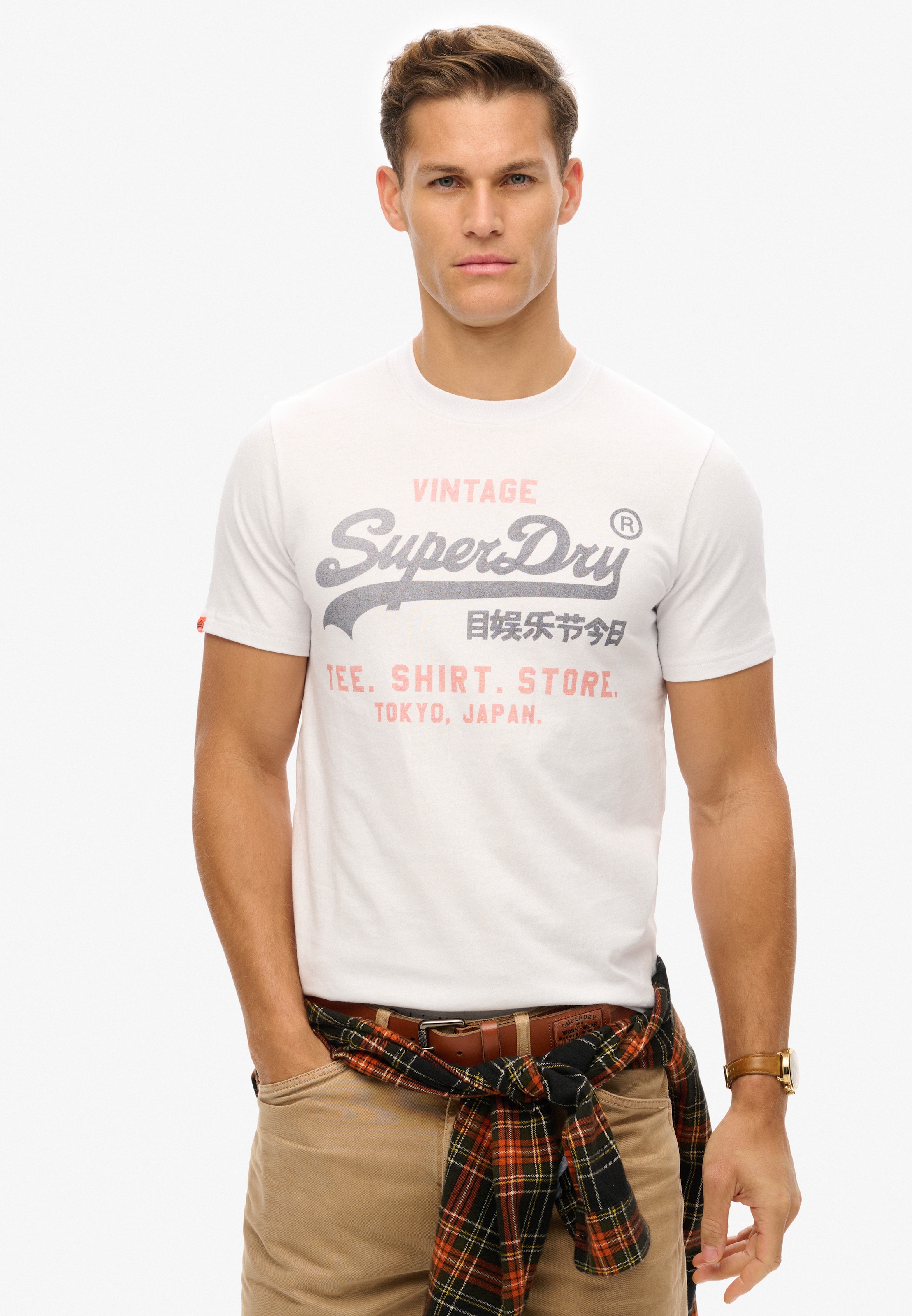 Superdry Rundhalsshirt »VL HERITAGE RELAXED TEE«