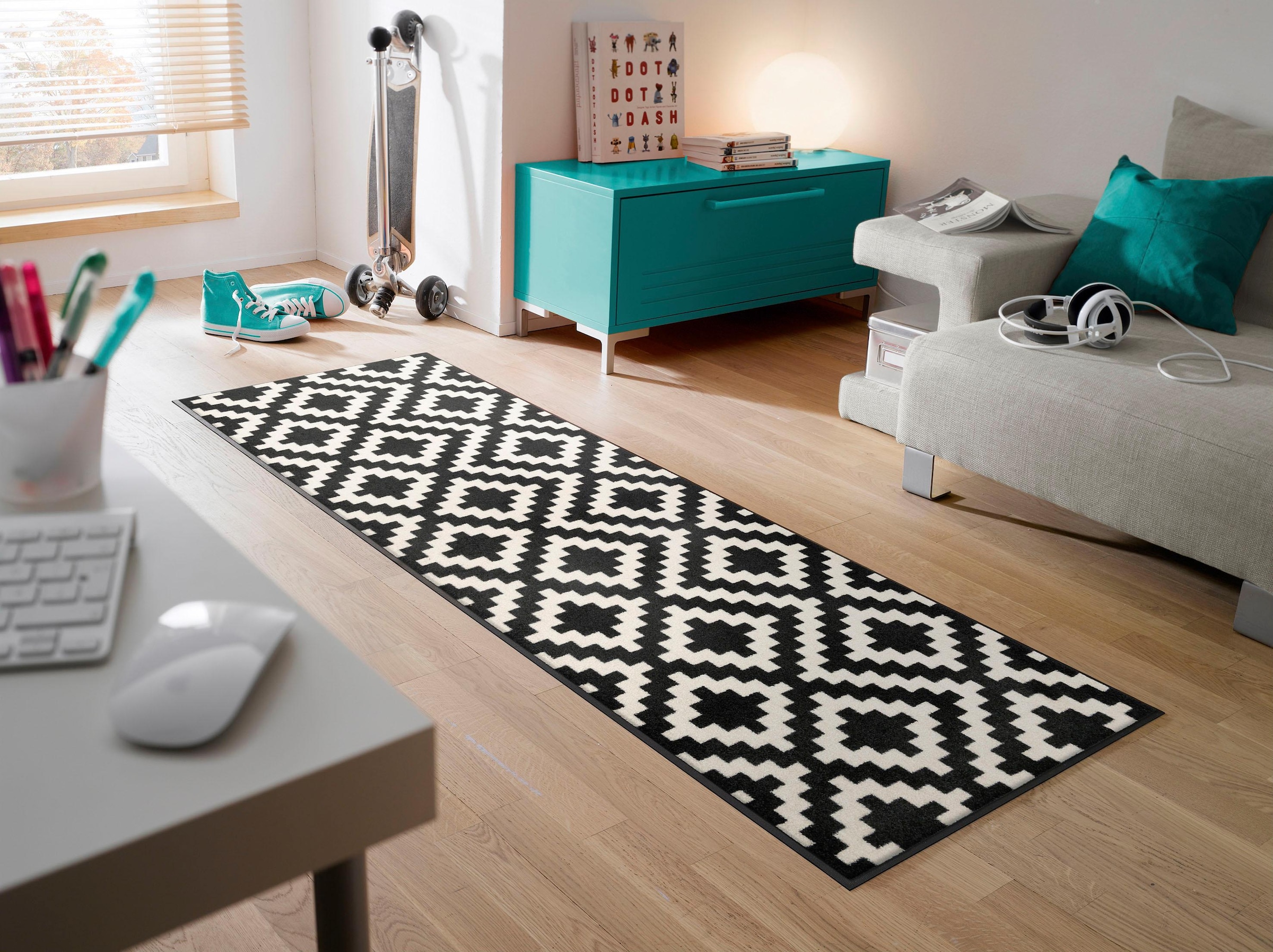 wash+dry by Kleen-Tex Läufer »Kalmar« rechteckig 7 mm Höhe Schmutzfangläufer, rutschhemmend, waschbar, ideal in Diele & Flur