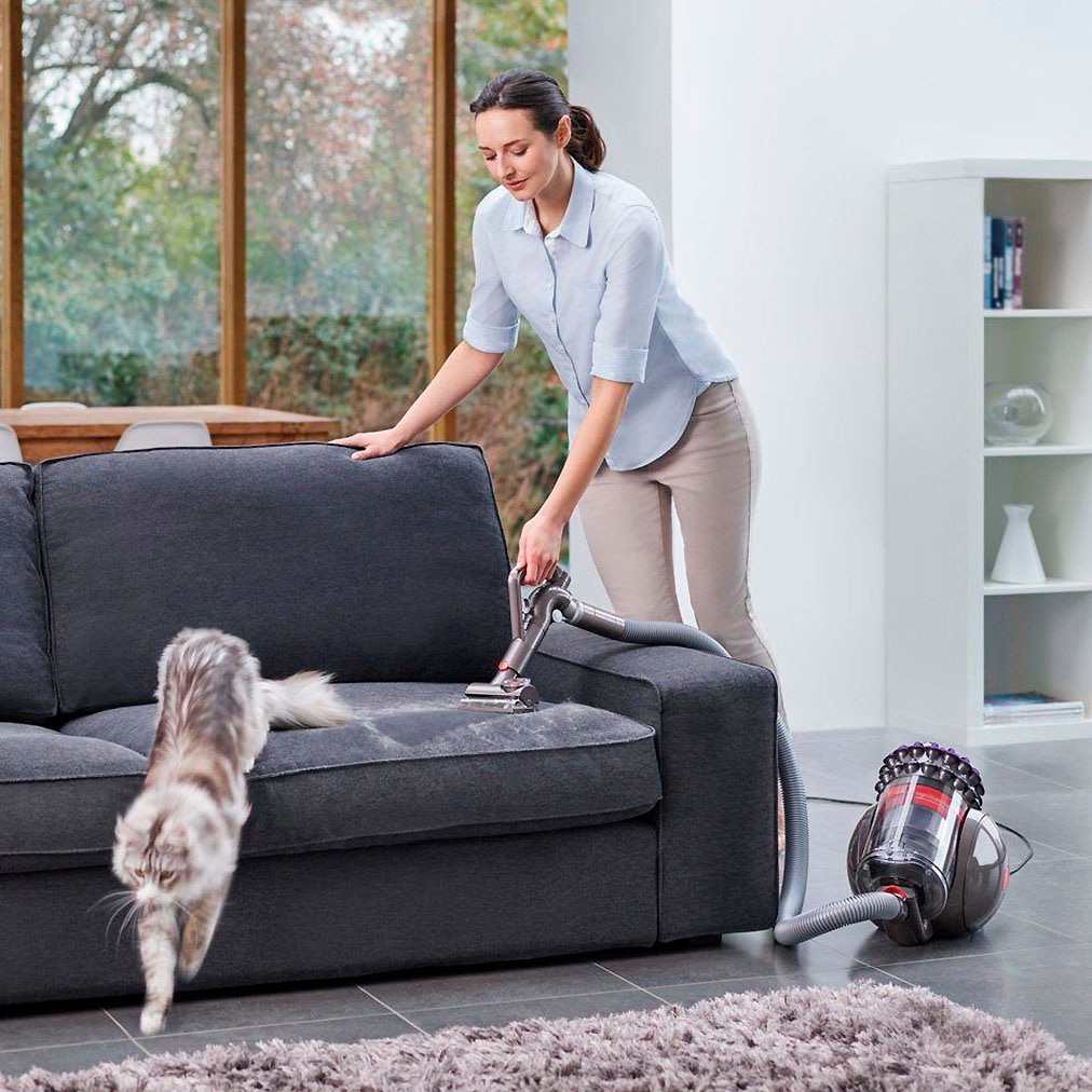 DYSON Bodenstaubsauger »Big Ball Parquet 2« 600 W mit hygienischer Behälterentleerung, der sich selbst wieder aufrichtet