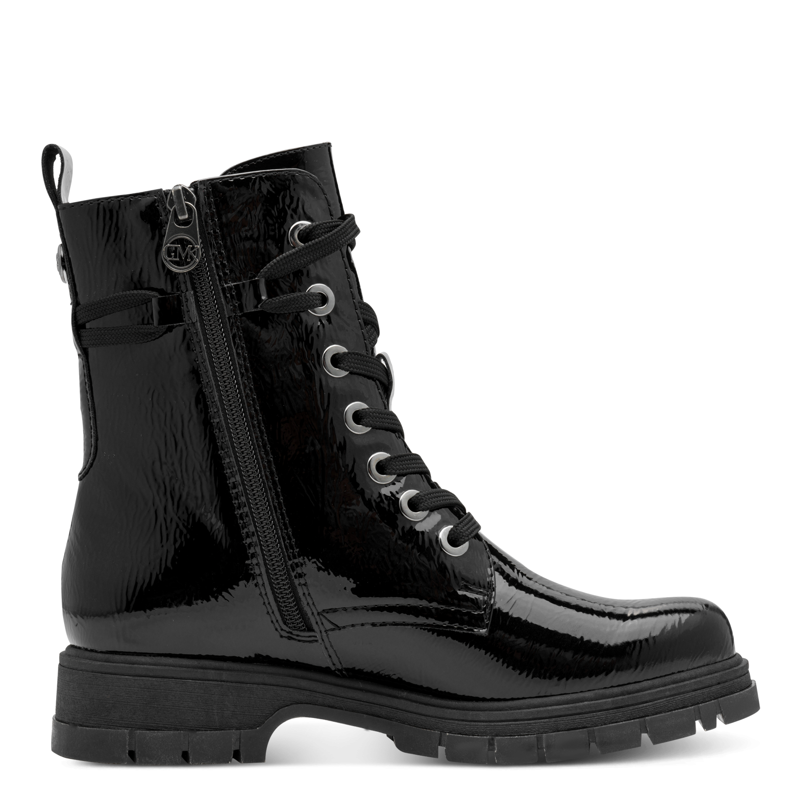 MARCO TOZZI by GMK Schnürboots  , Blockabsatz, Schnürboots mit Zierreißverschluss außen