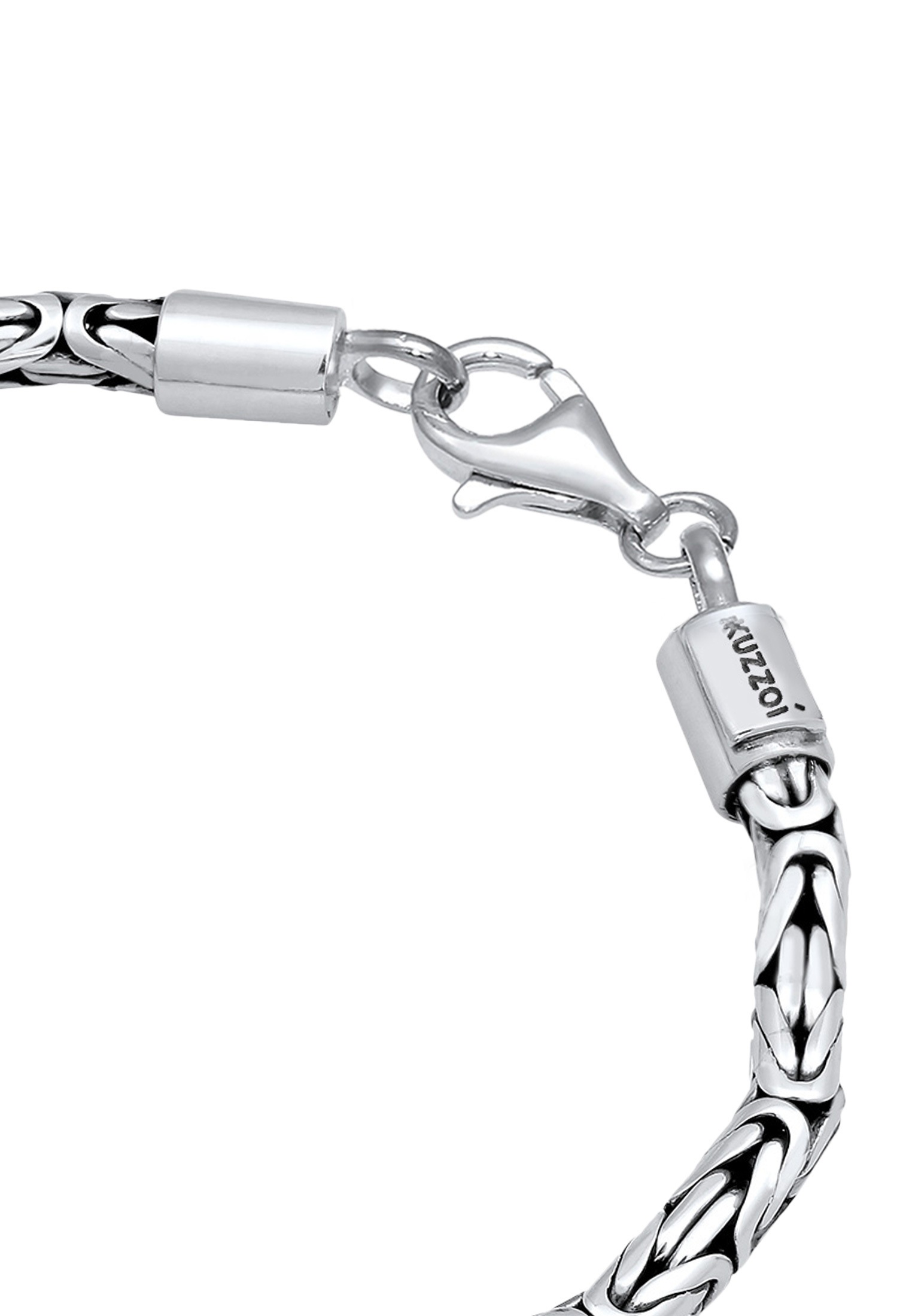 Kuzzoi Armkette »Armband Herren Königskette Robust 925 Silber«